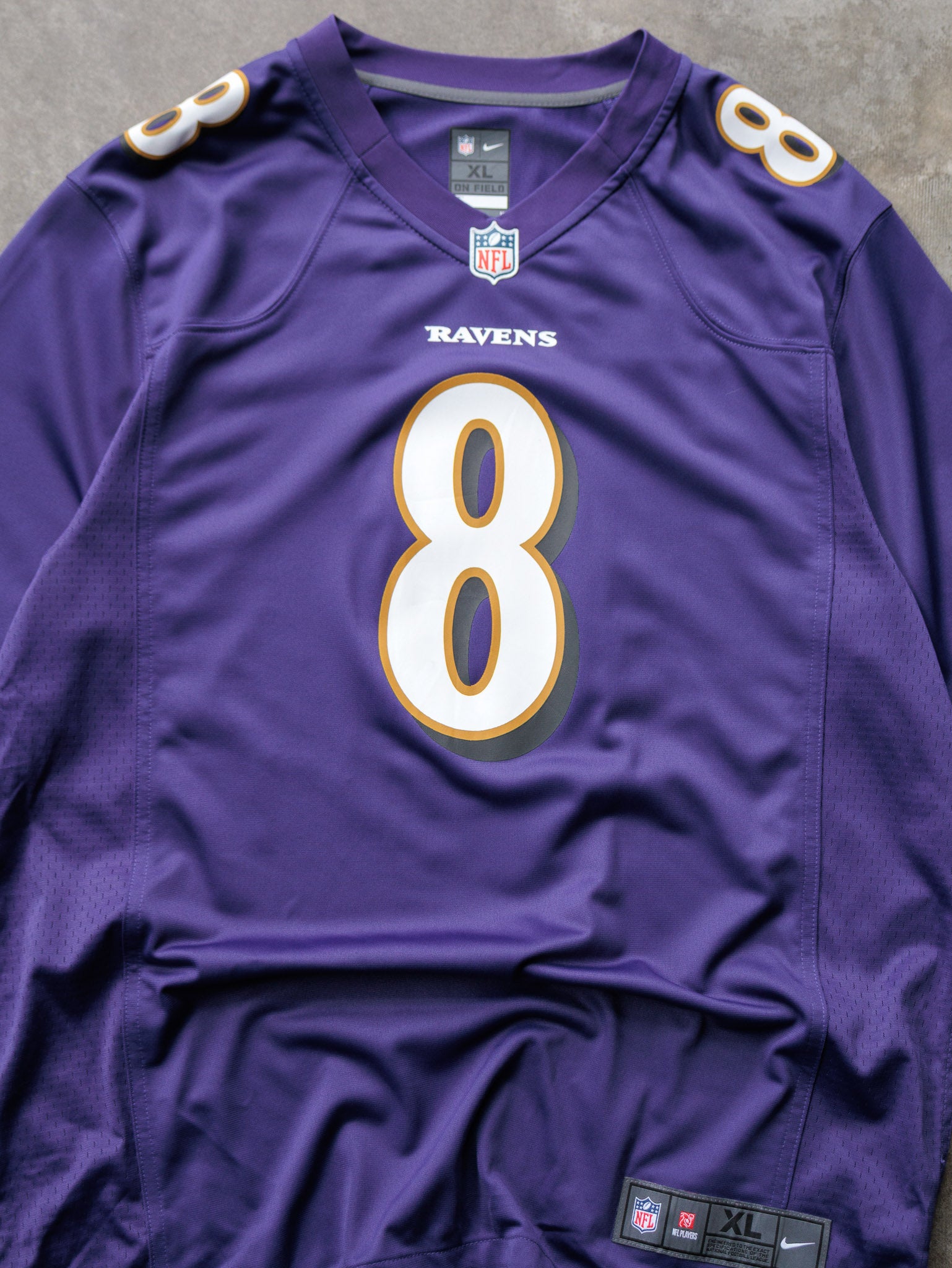 Purple Nike Baltimore Ravens Lamar Jackson NFL Jersey (XL)
