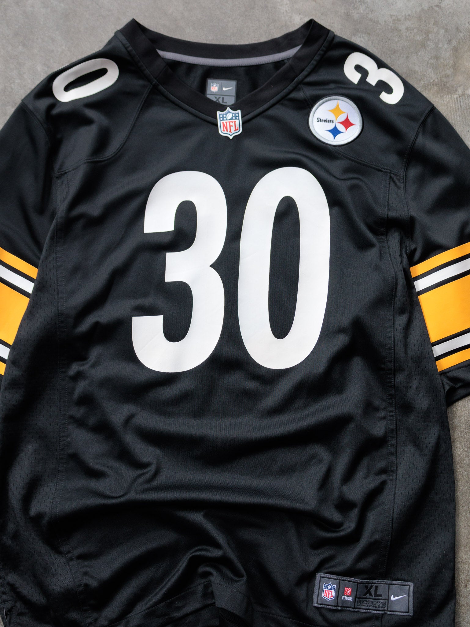 Black Nike Pittsburgh Steelers James Conner NFL Jersey (XL)