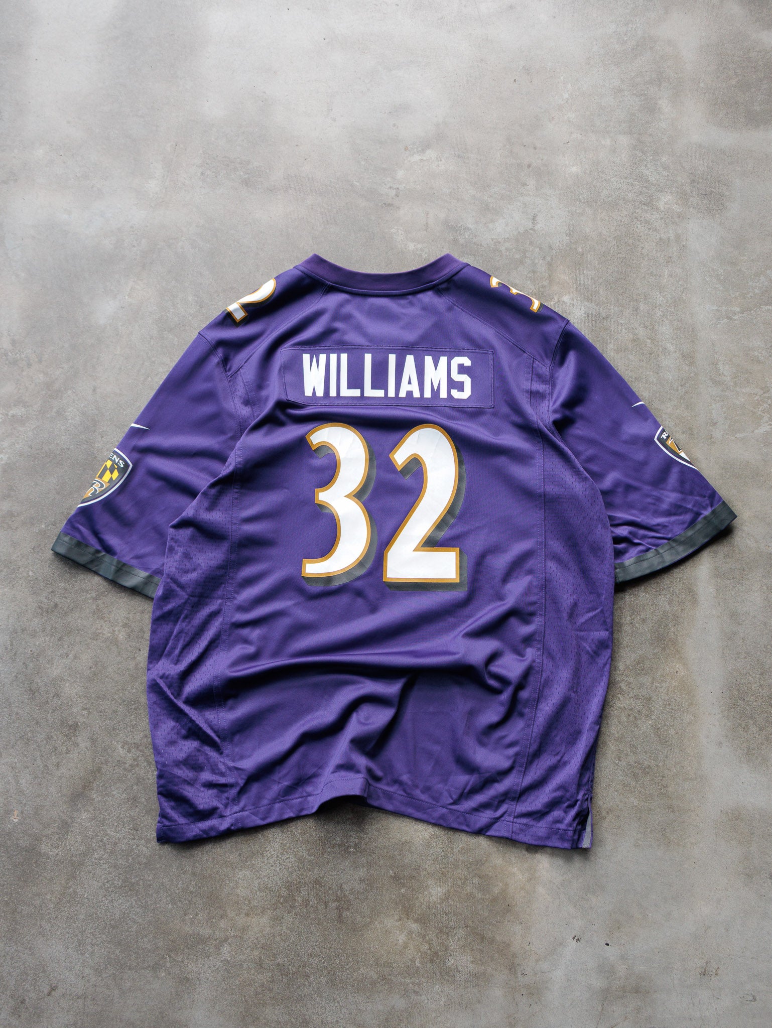 Purple Nike Baltimore Ravens Marcus Williams NFL Jersey (XL)
