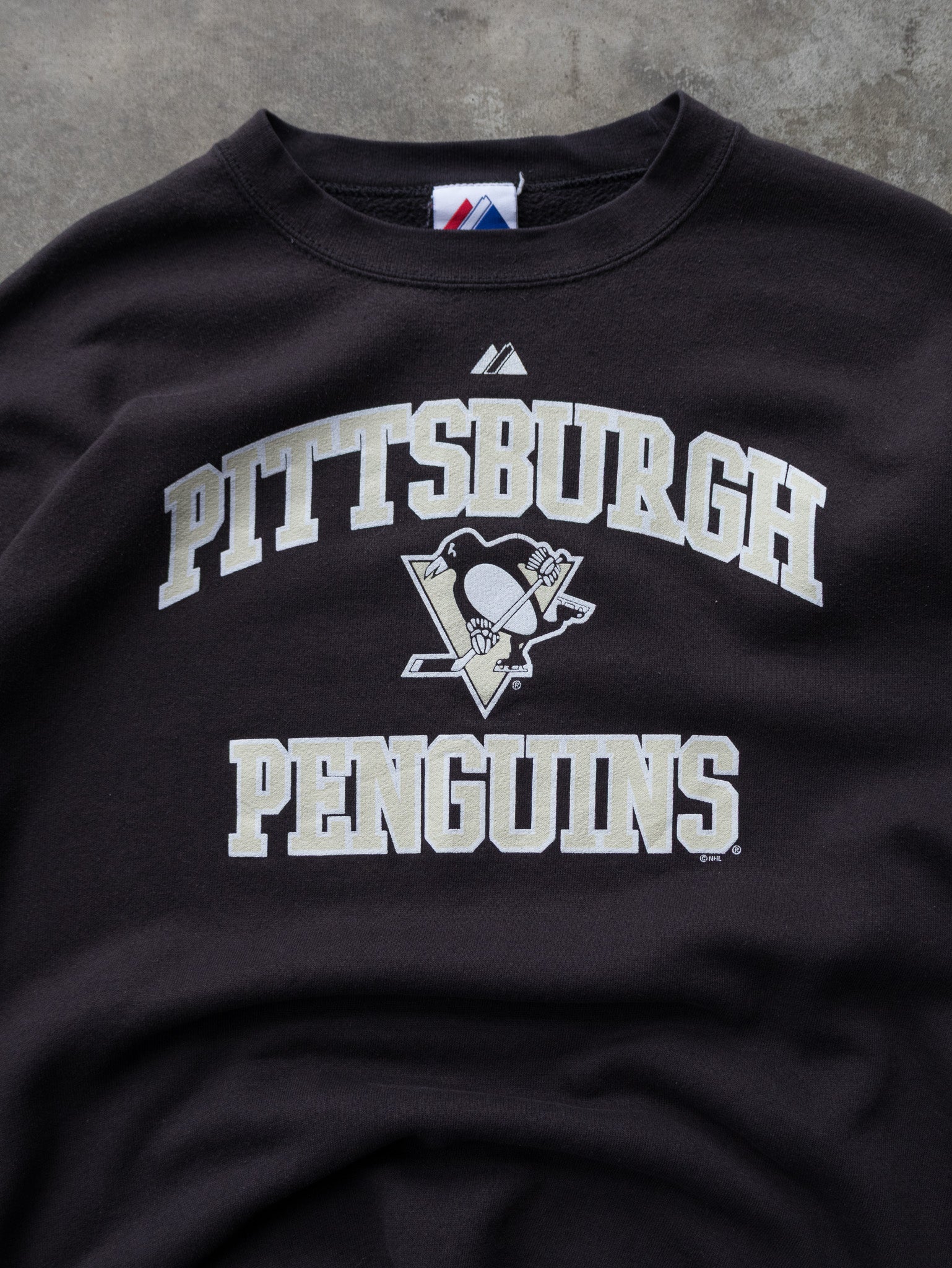 Vintage Black Pittsburgh Penguins Sweatshirt (2XL)