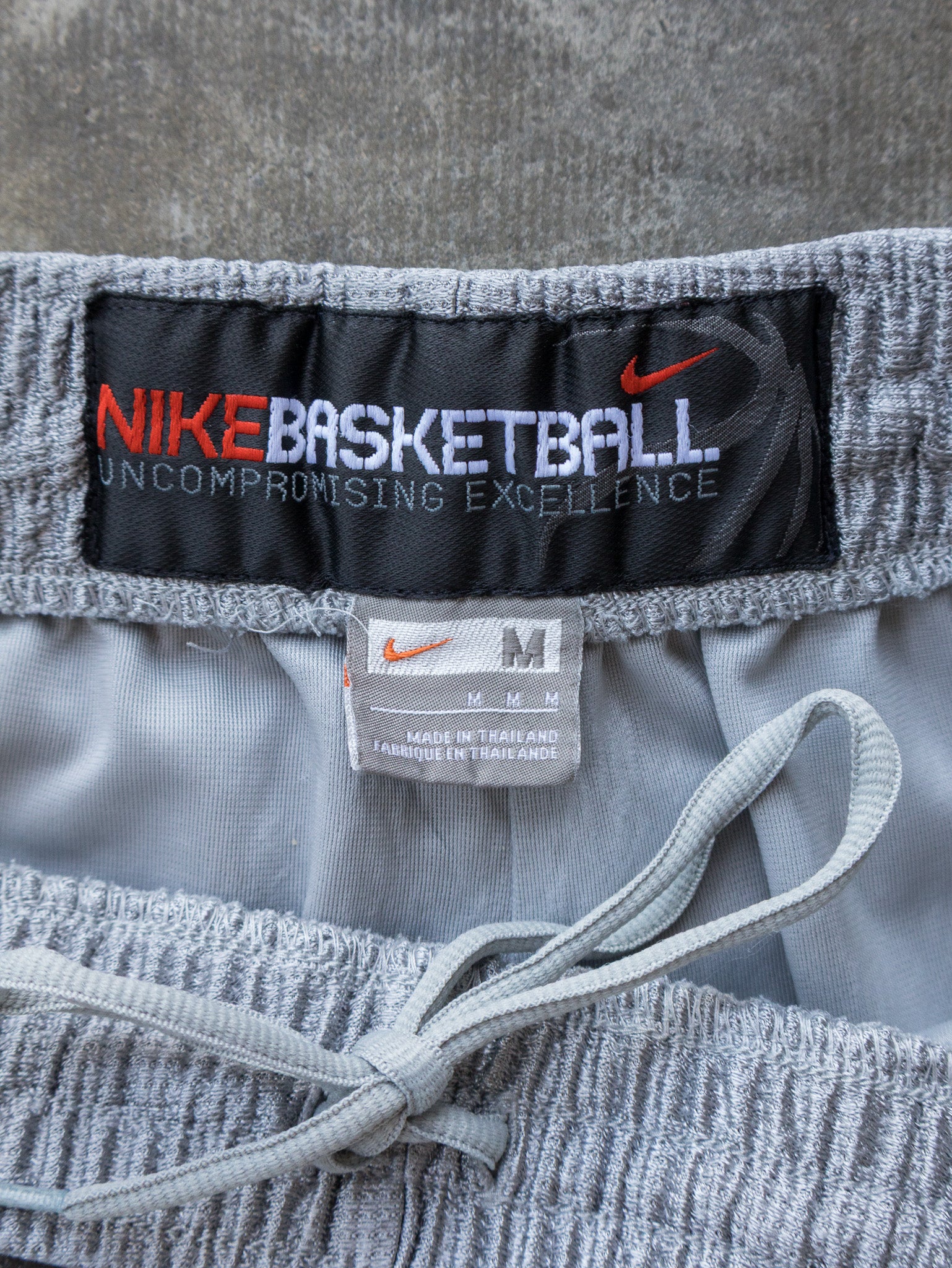 Vintage Silver Nike Basketball Shorts (M)