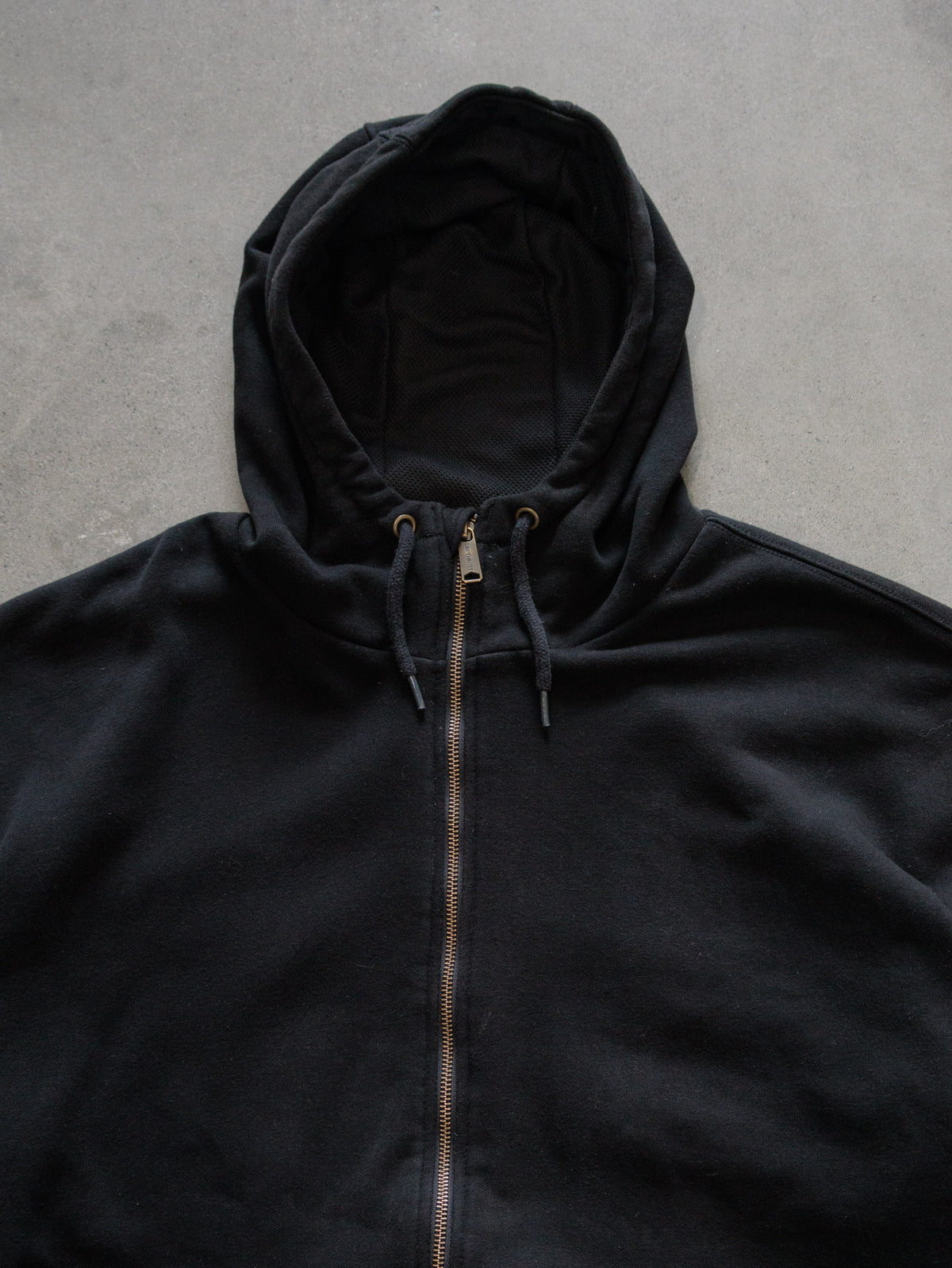 Vintage Black Carhartt Full Zip Hoodie (2XL)
