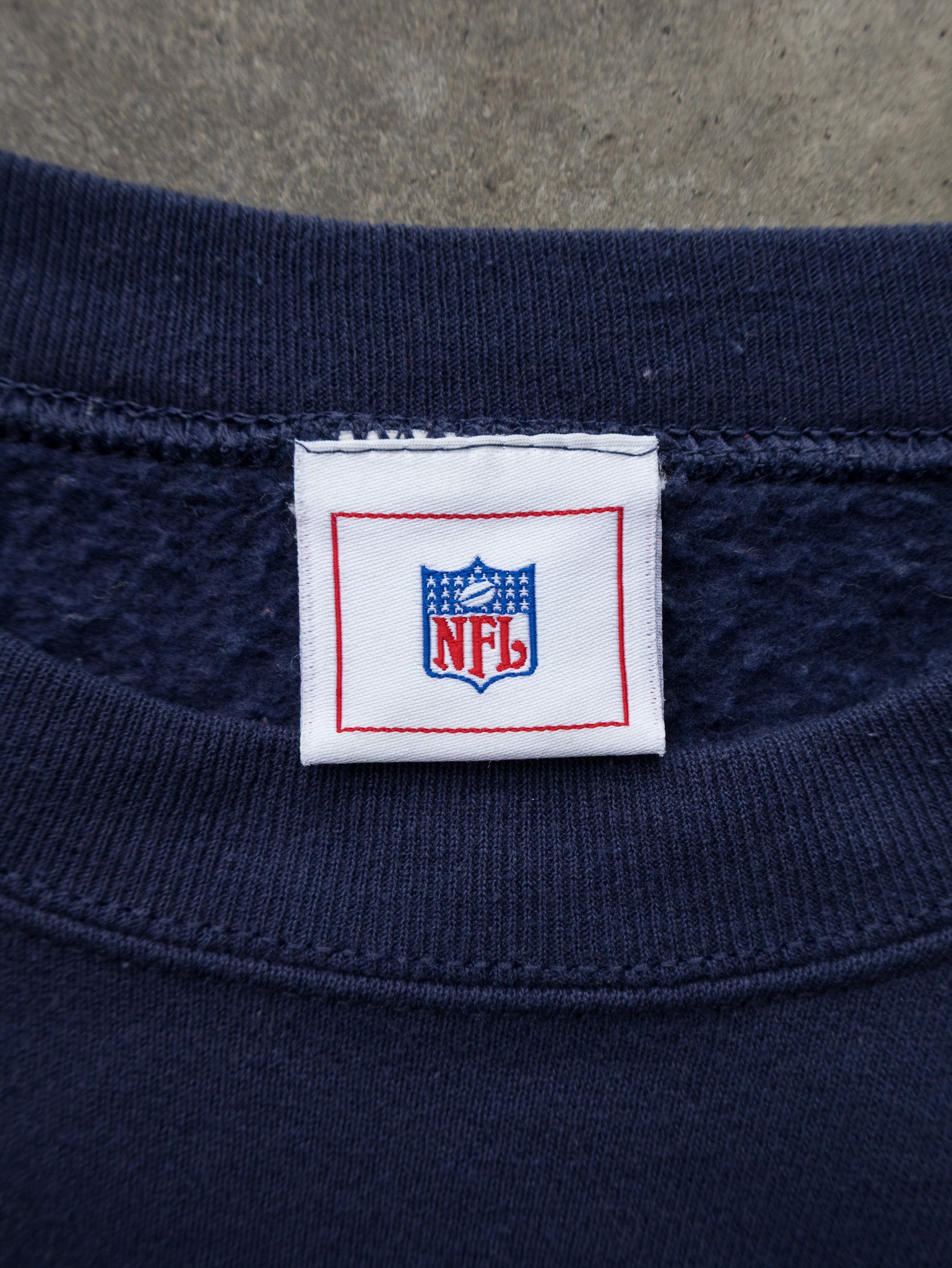 Vintage Navy Denver Broncos Sweatshirt (3XL)