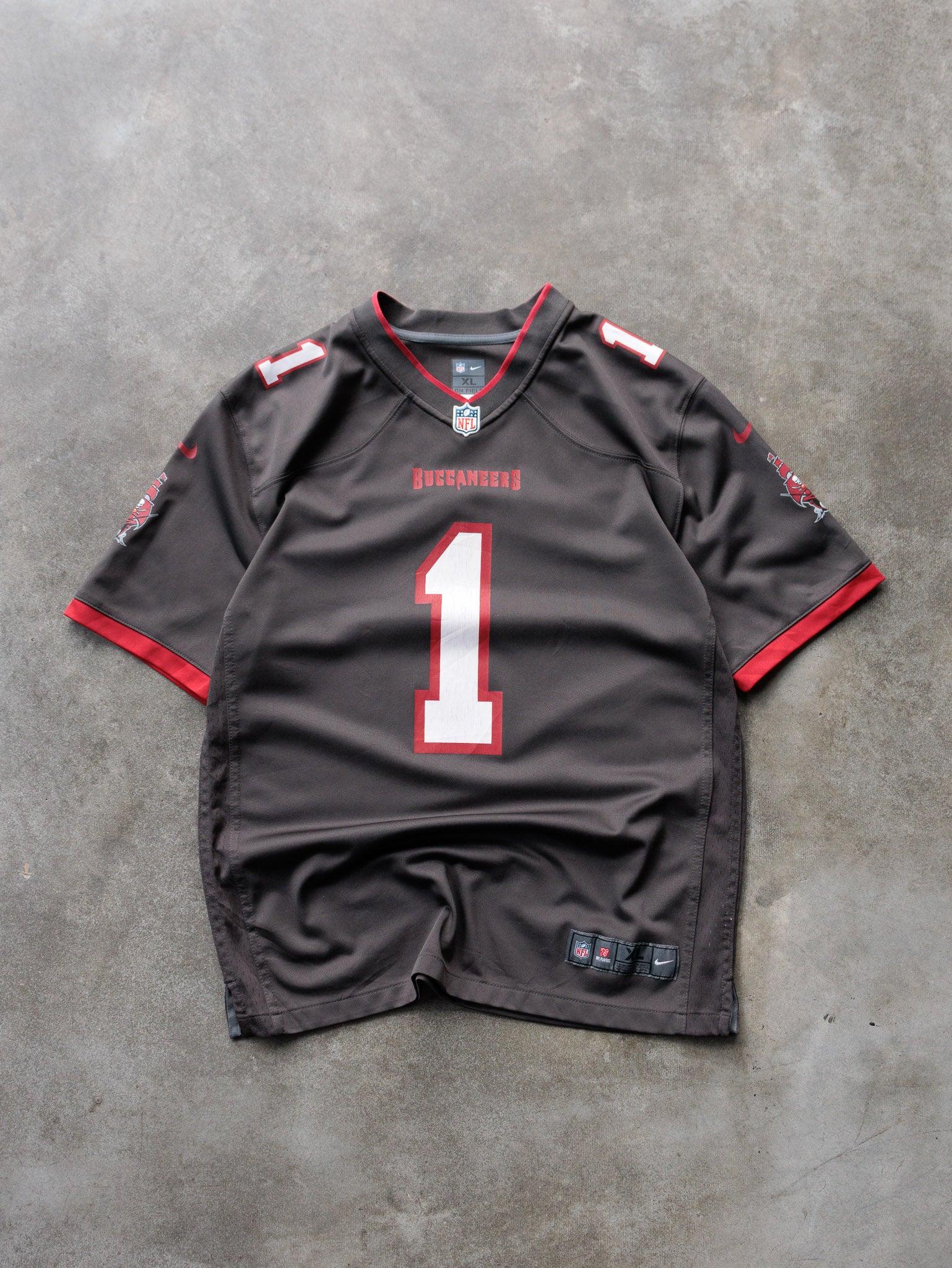 Grey Nike Tampa Bay Buccaneers Rachaad White NFL Jersey (18-20Y)