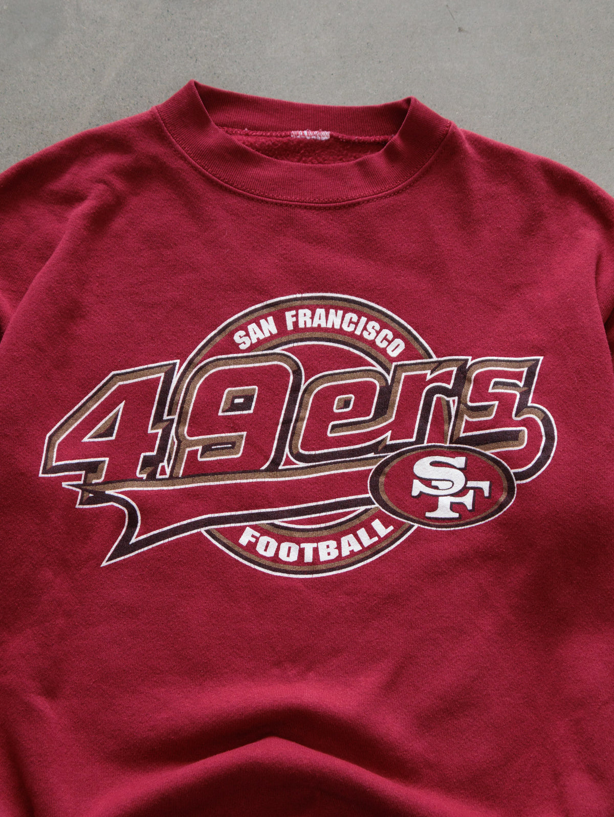 Vintage Red San Francisco 49ers Football Sweatshirt (-)
