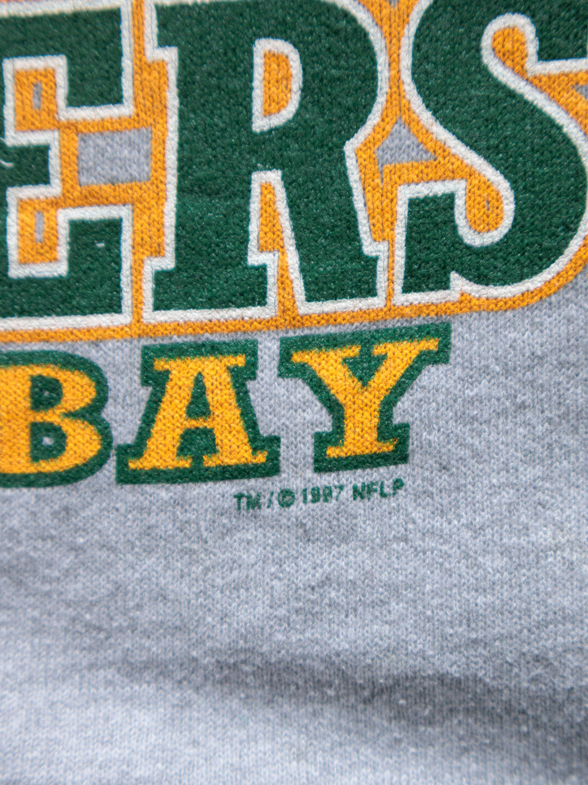 Vintage 1997 Grey Green Bay Packers Super Bowl Champions Sweatshirt (-)