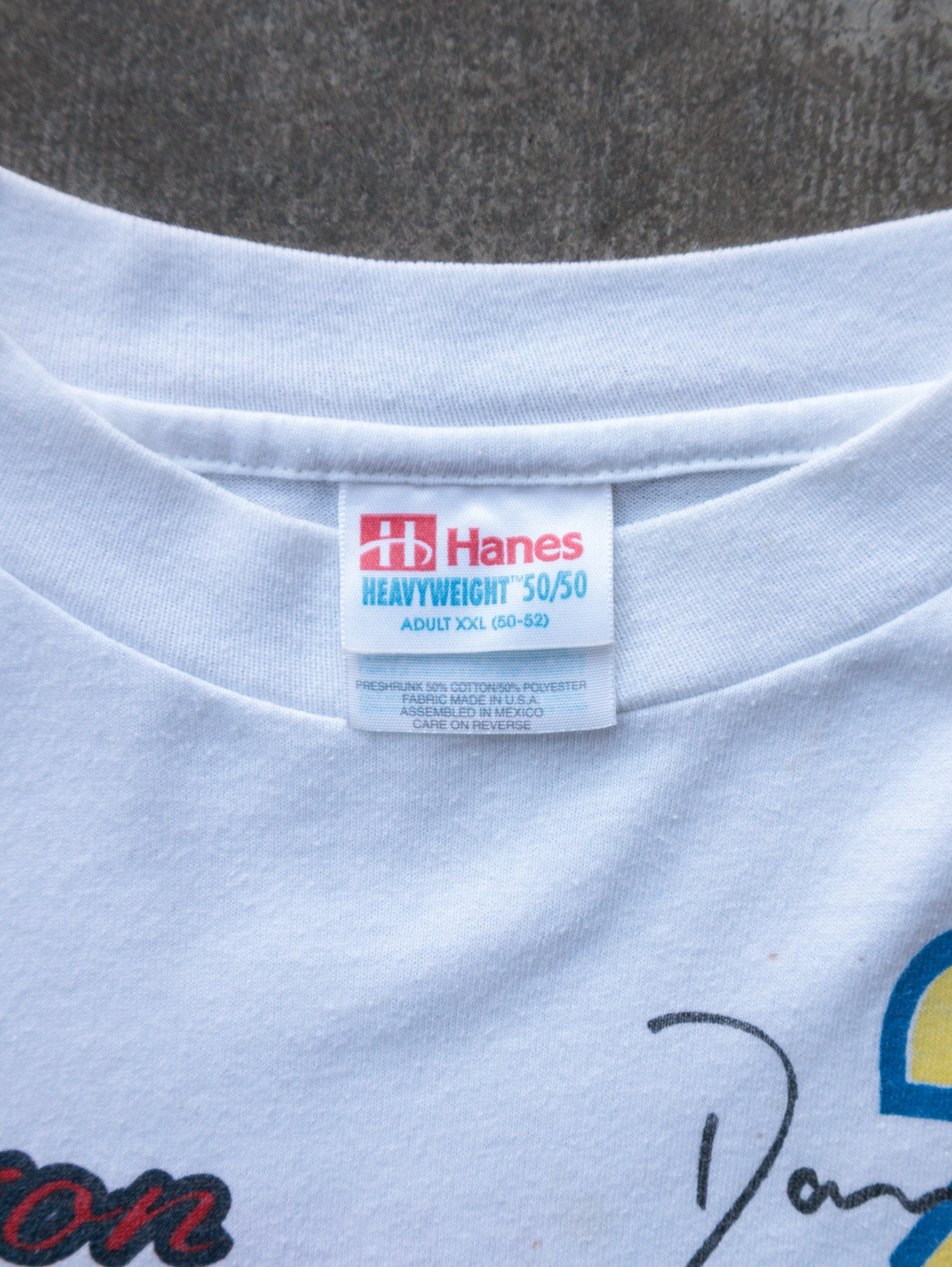 Vintage 1997 White NASCAR Northwest Tour Tee (2XL)