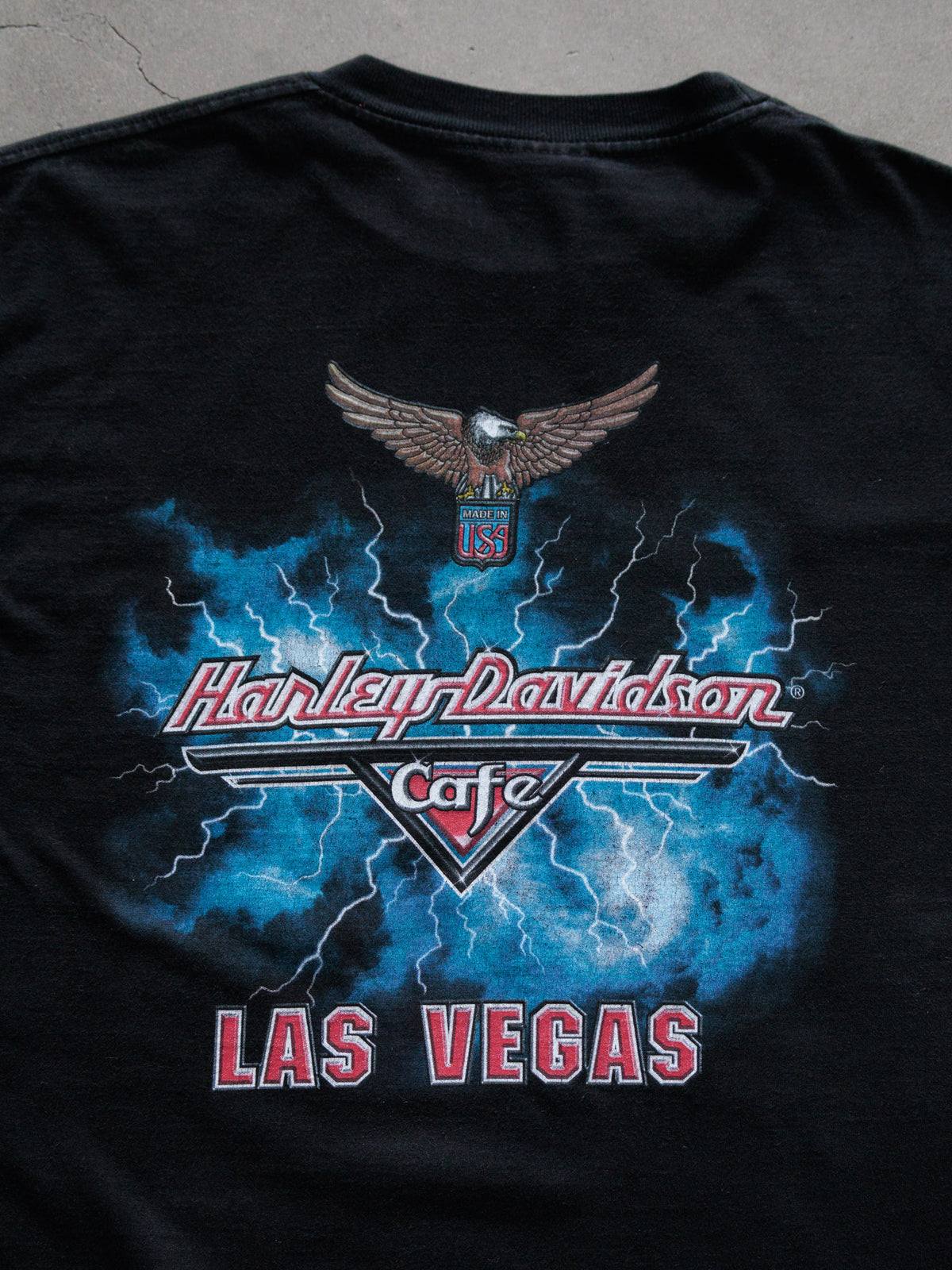 Vintage 00s Black Harley-Davidson Las Vegas Cafe Tee (-)