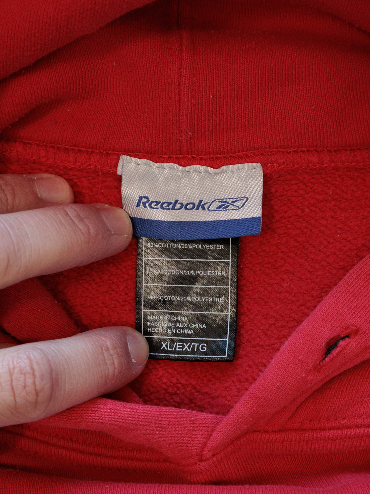 Vintage 2009 Red Reebok Chicago Blackhawks Winter Classic Hoodie (XL)
