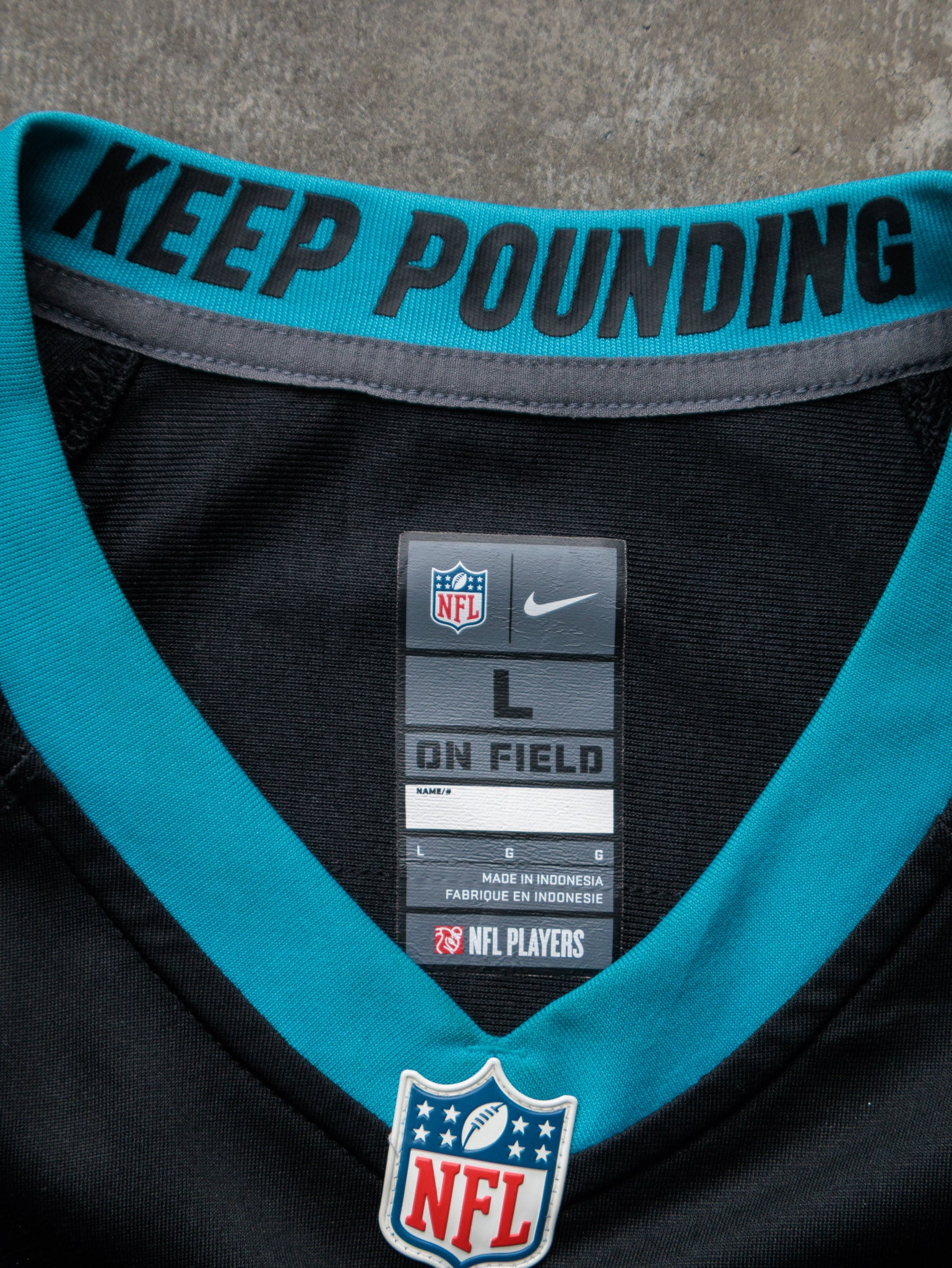 Black Nike Carolina Panthers DJ Moore NFL Jersey (L)