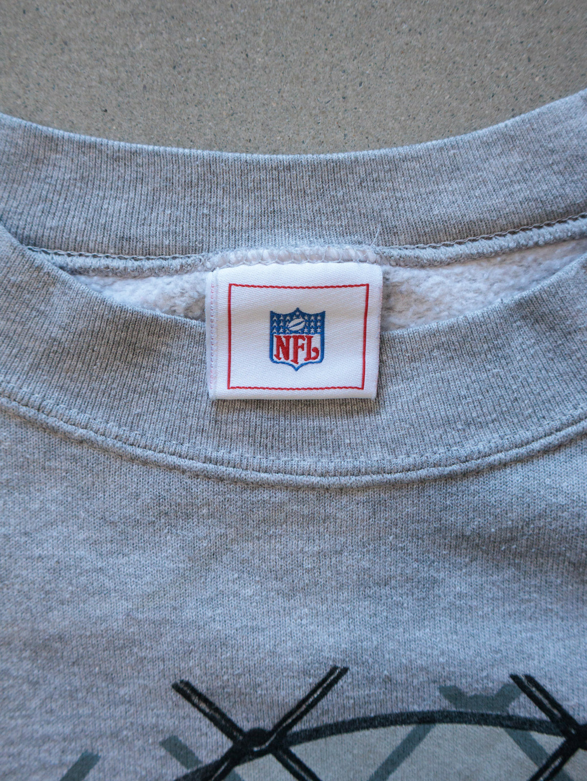 Vintage Grey Steelers D-Fence Sweatshirt (-)