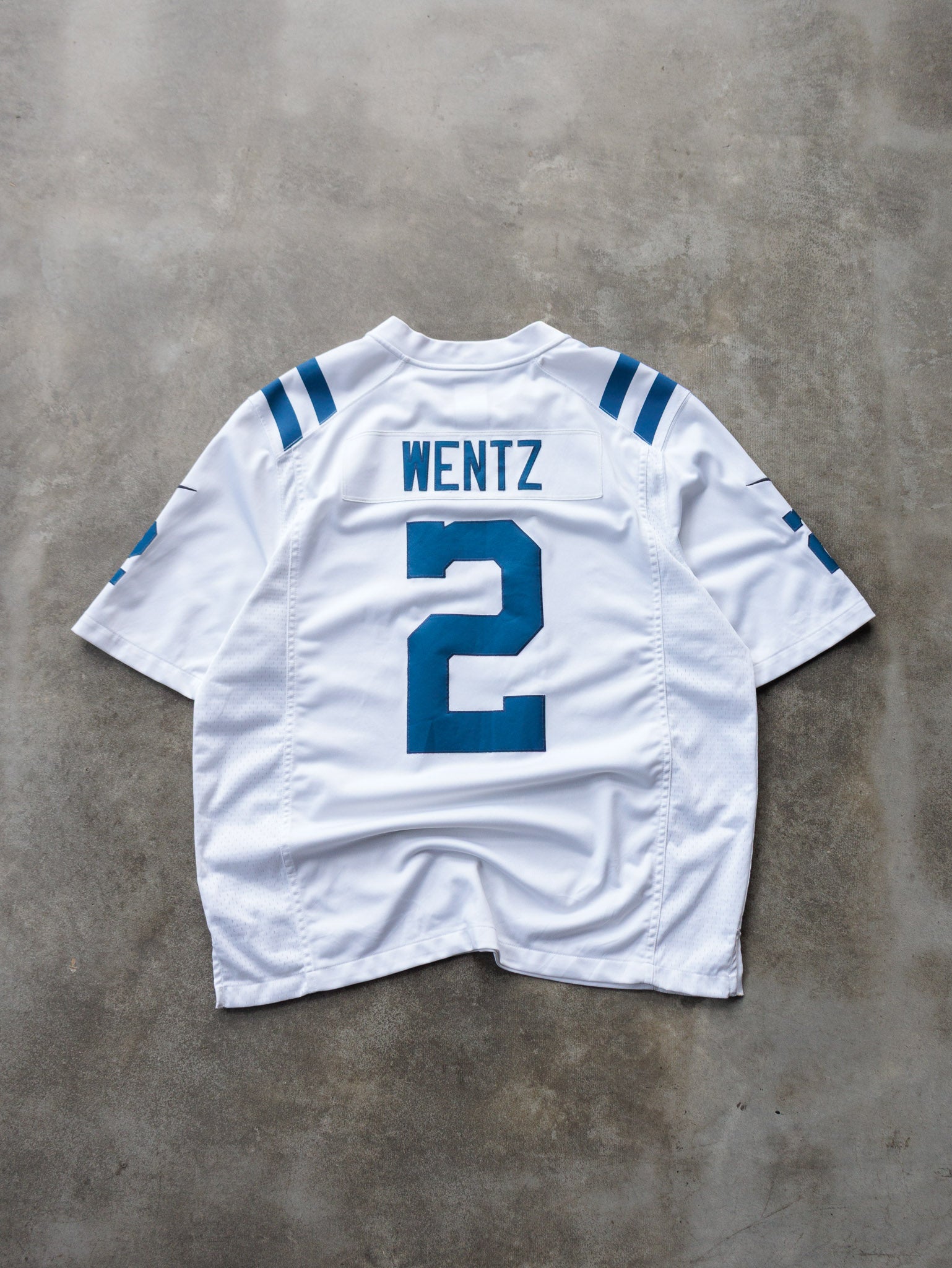 White Nike Indianapolis Colts Carson Wentz NFL Jersey (XL)