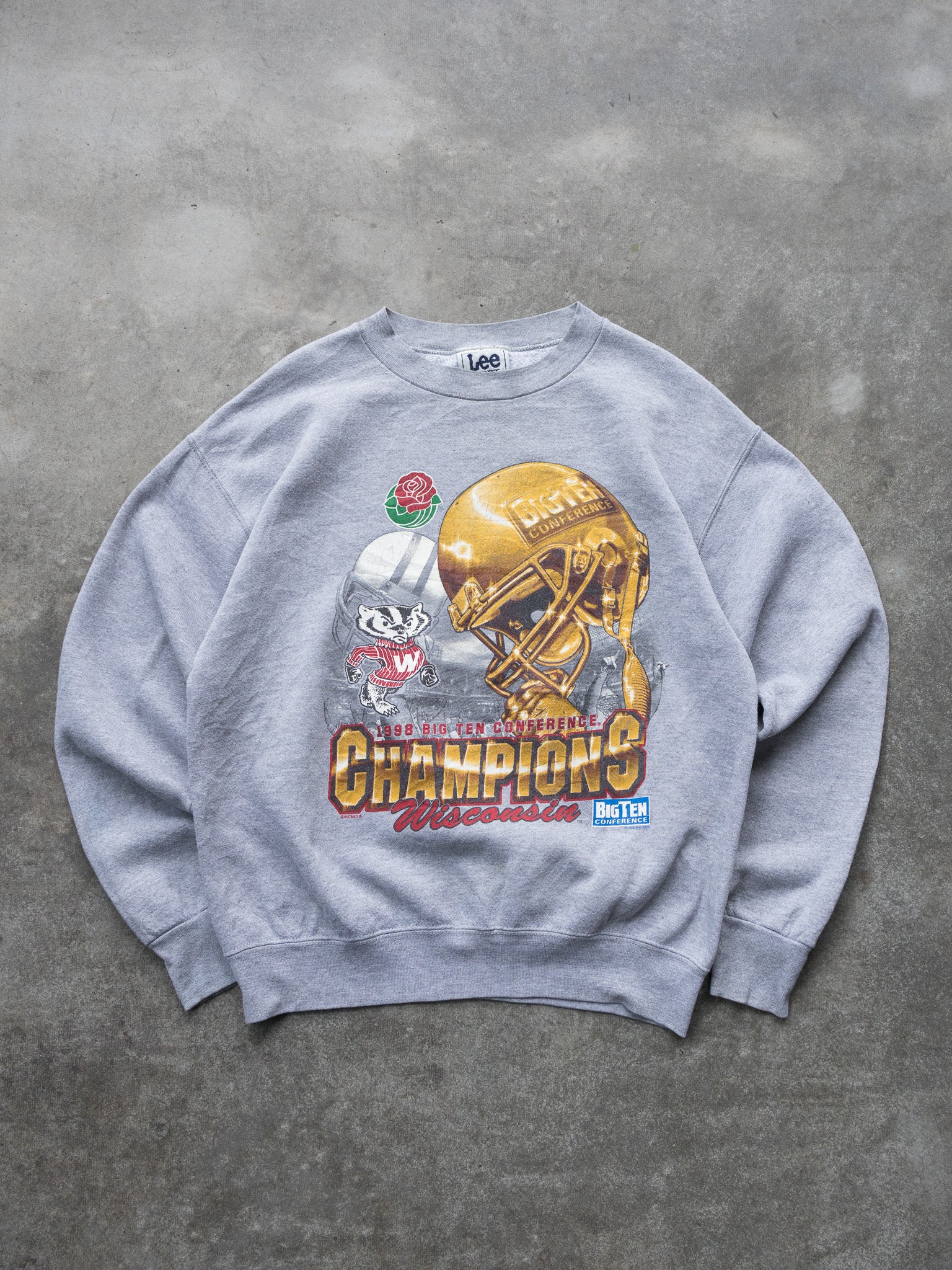 Vintage 1999 Wisconsin Rose Bowl Champions Sweatshirt (M)