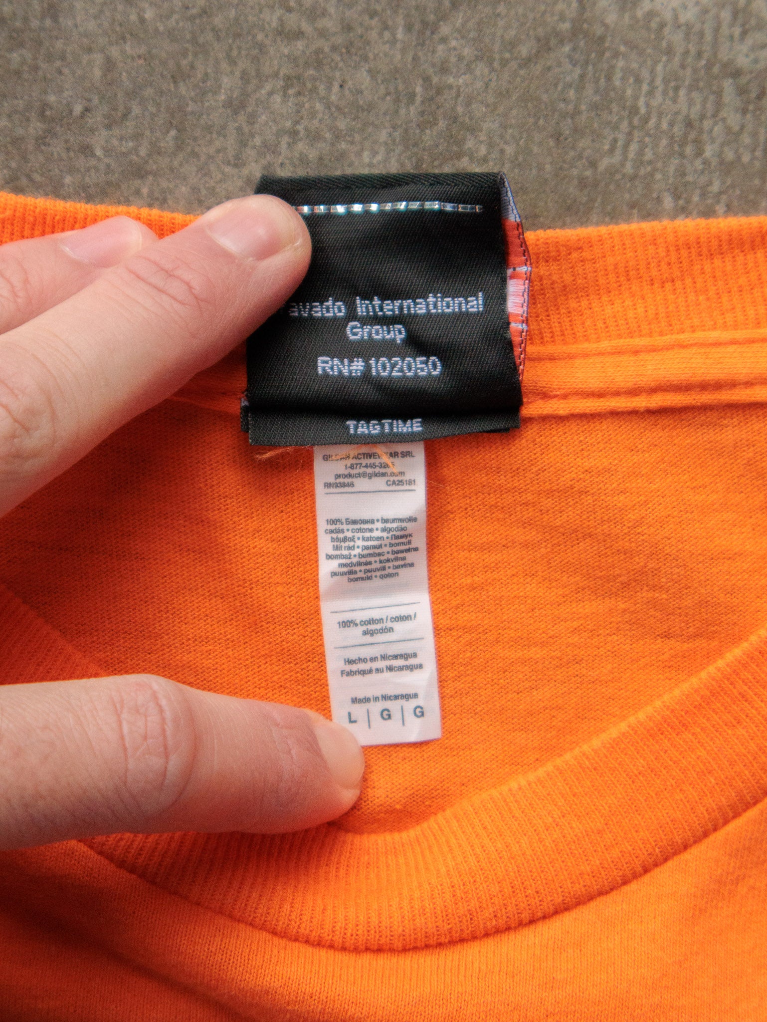 Orange Harley-Davidson Daytona Beach Florida Tee (L)