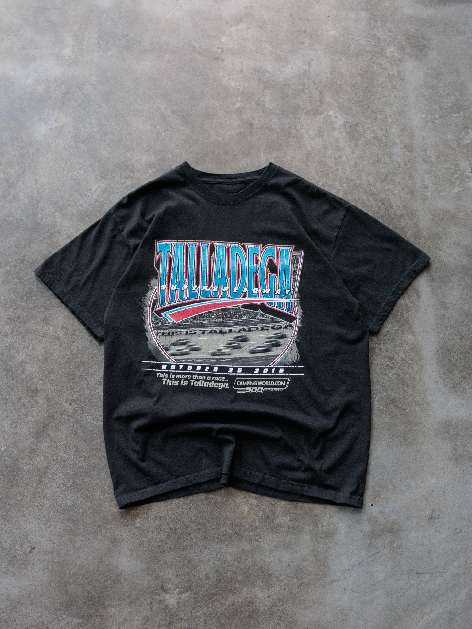 Vintage 2015 Black Talladega Superspeedway Tee (-)