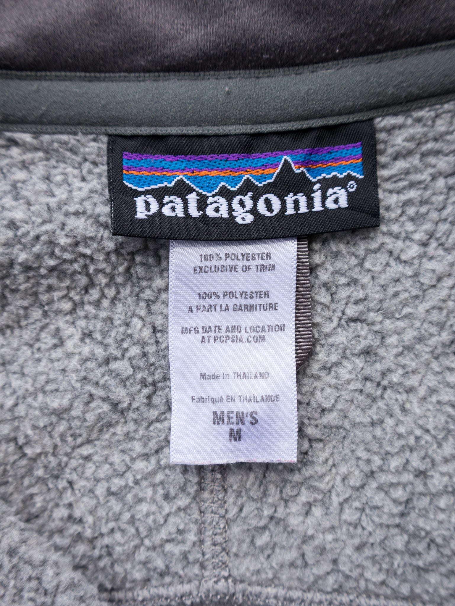 Vintage Grey Patagonia Better Sweater Quarter Zip Fleece Jacket (M)