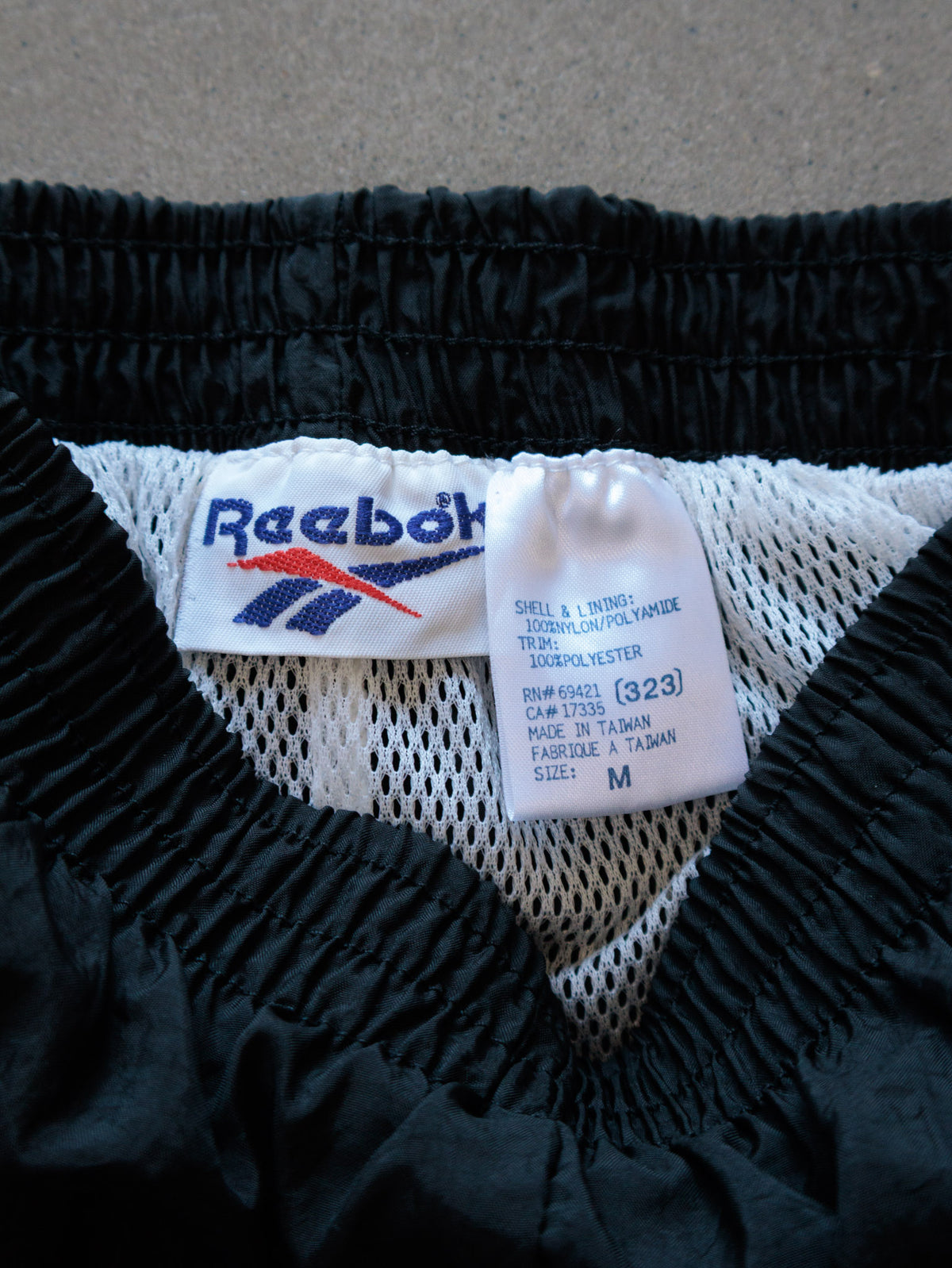 Vintage 90s Black Reebok Snap Track Pants (M)