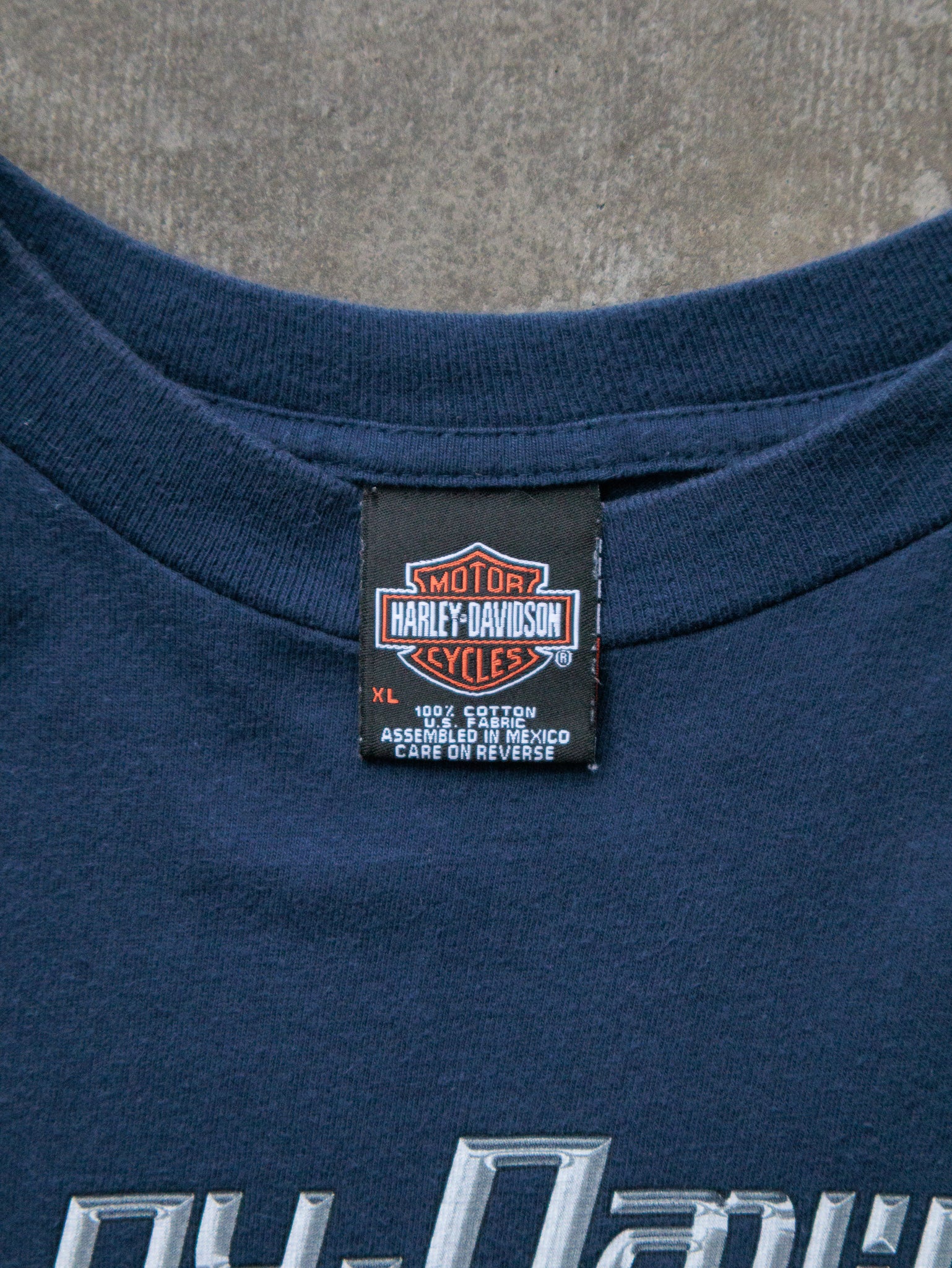 Vintage 2004 Navy Harley-Davidson Nashville Tennessee Tee (XL)
