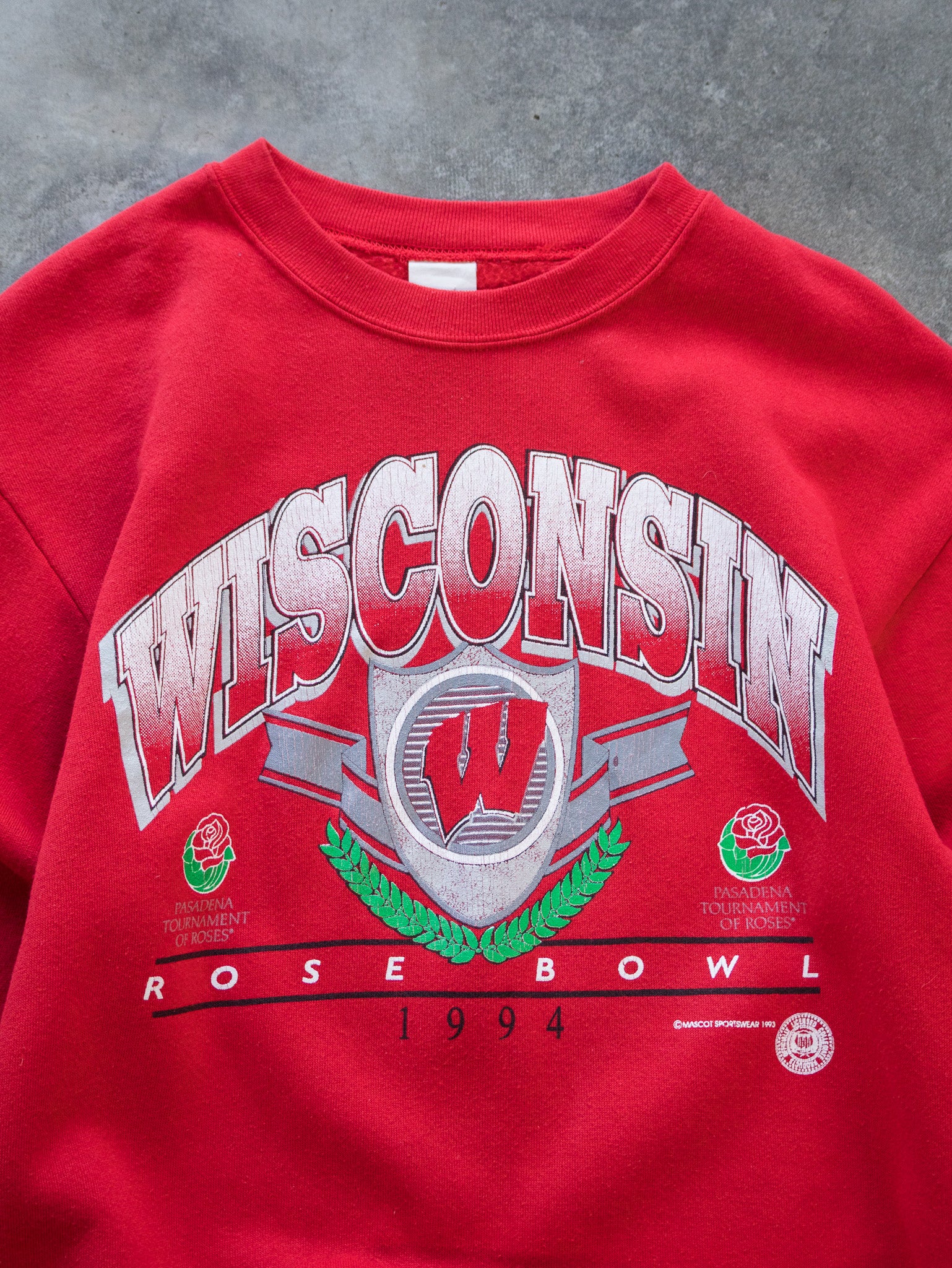 Vintage 1994 Wisconsin Rose Bowl Sweatshirt (S)
