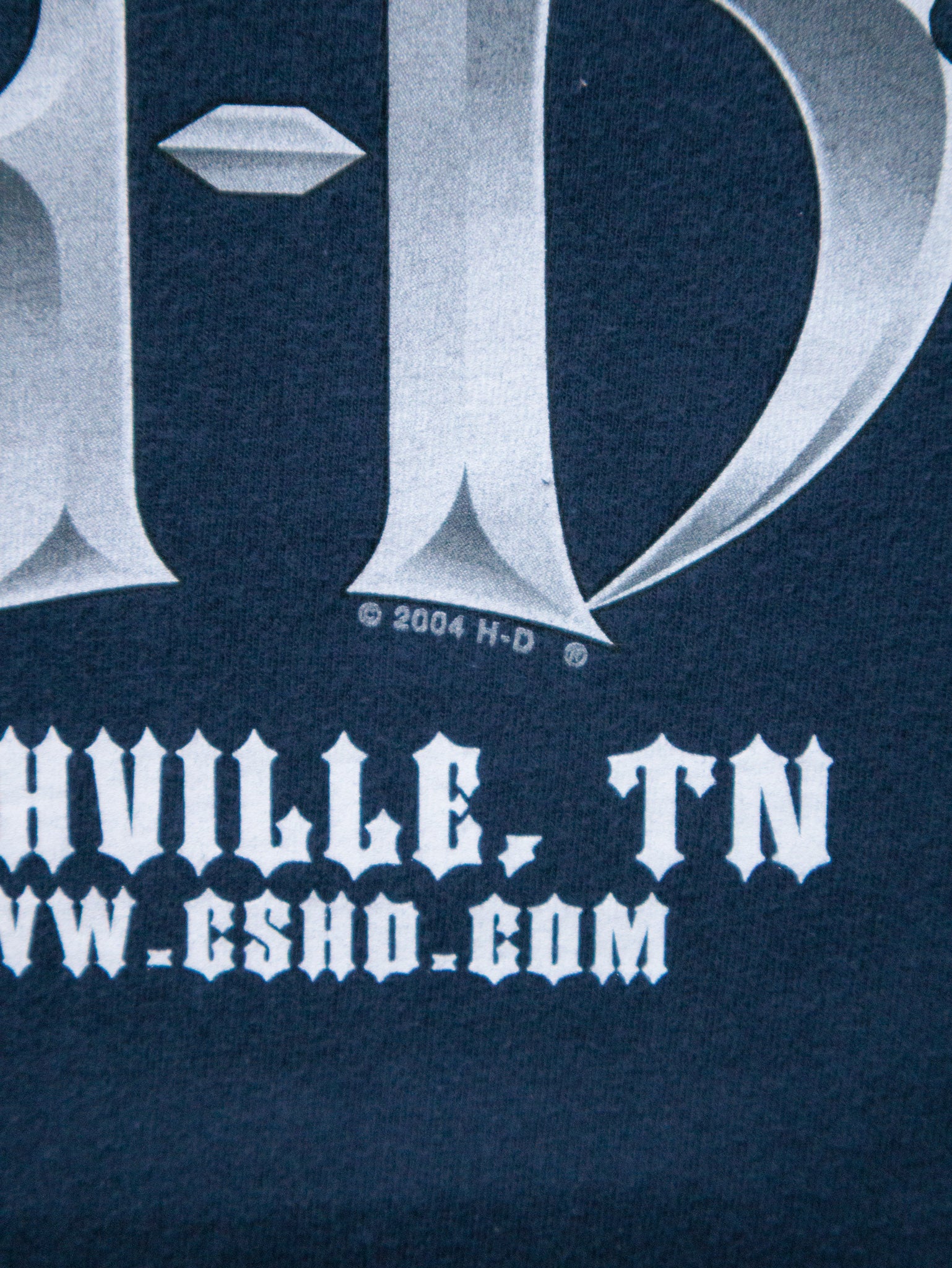 Vintage 2004 Navy Harley-Davidson Nashville Tennessee Tee (XL)