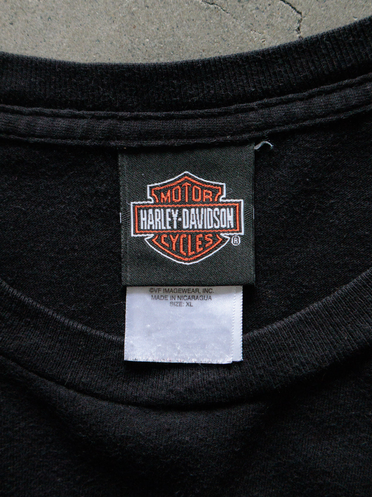 Vintage 2015 Black Harley-Davidson Langhorne Pennsylvania Tee (XL)