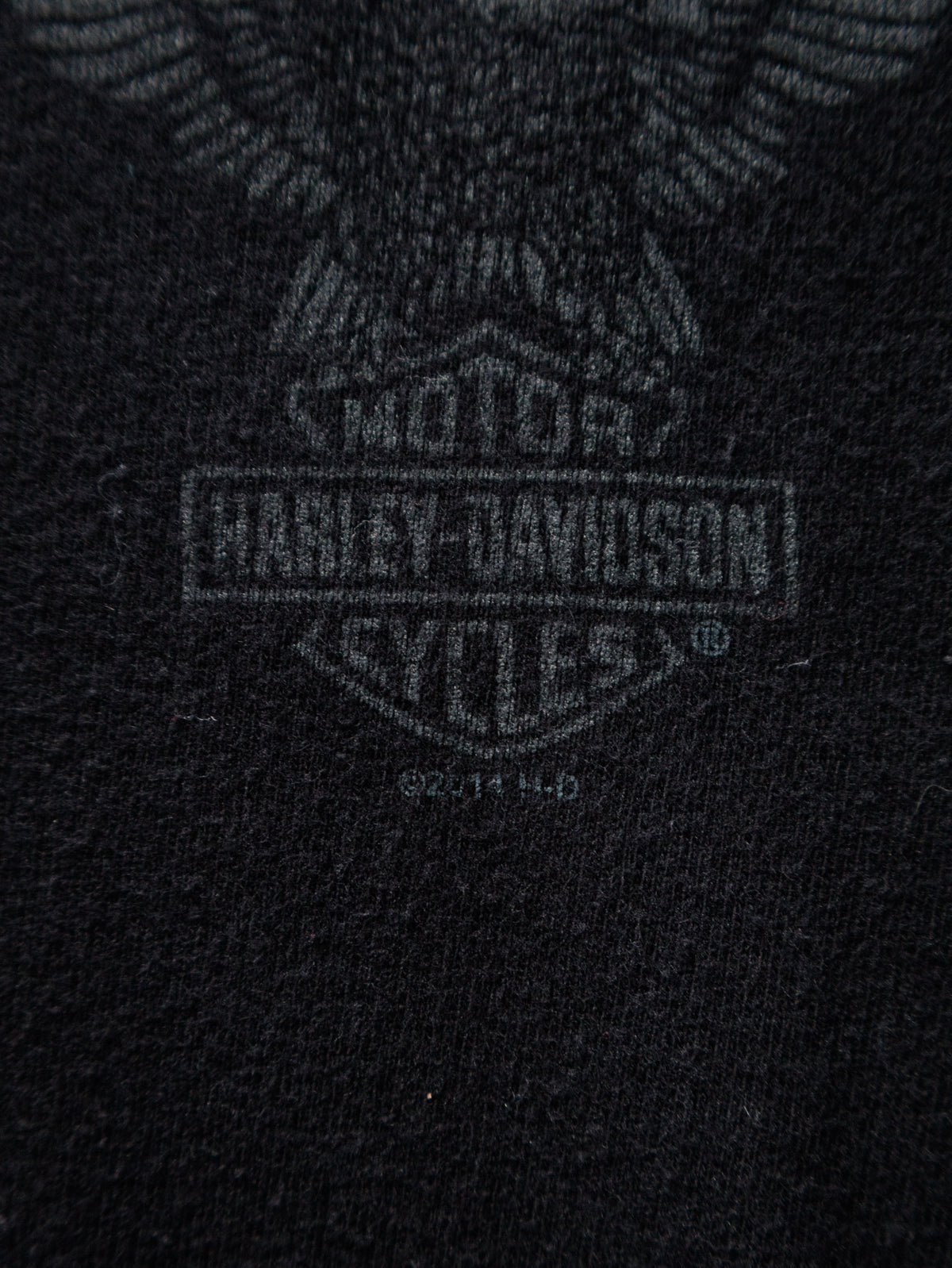 Vintage 2015 Black Harley-Davidson Langhorne Pennsylvania Tee (XL)