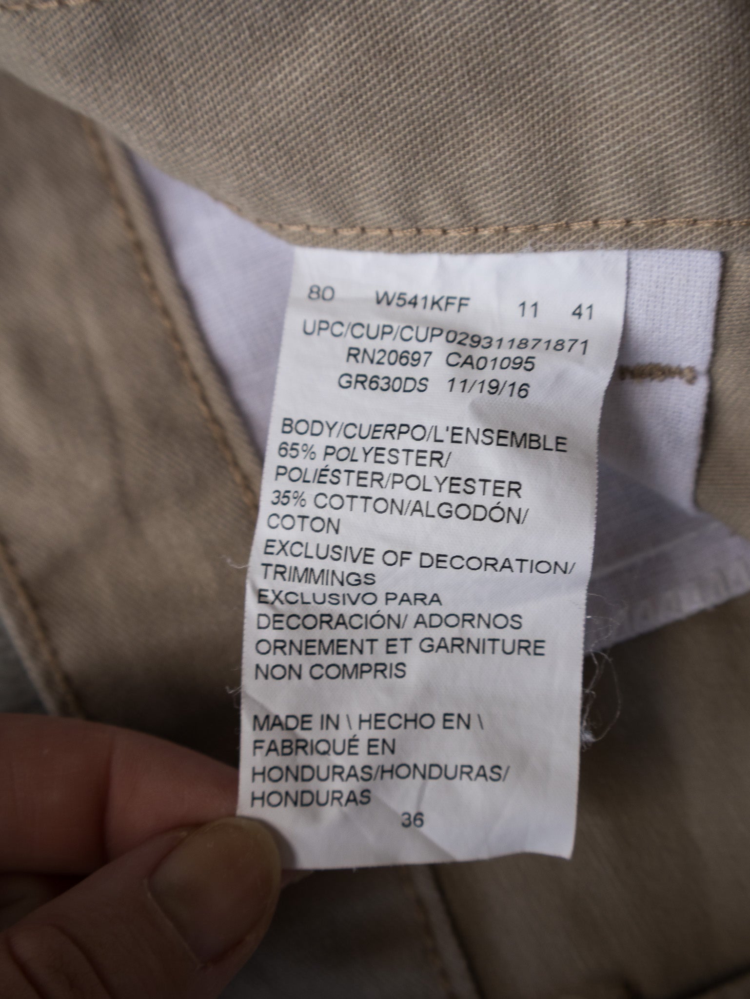 Vintage Khaki Dickies Work Shorts (W36)