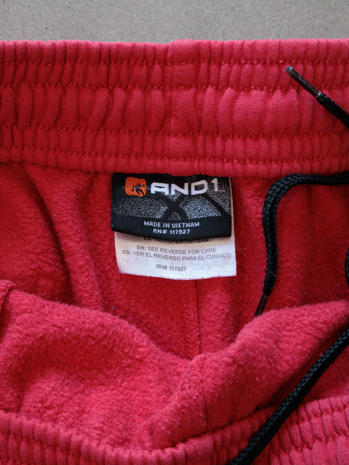 Vintage Red AND1 Cargo Sweatpants (XL)