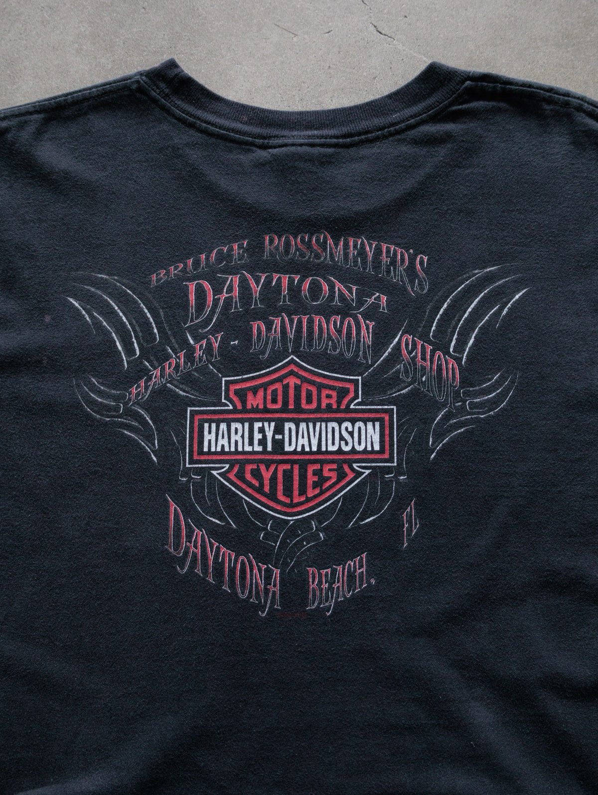Vintage 2006 Black Harley-Davidson Daytona Beach Bike Week Long Sleeve Tee (-)