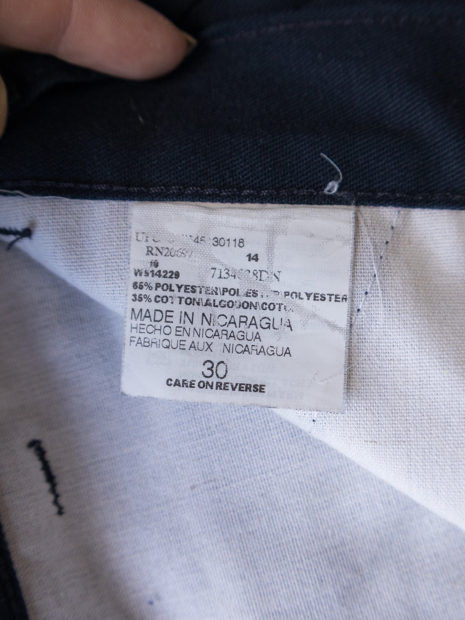 Vintage Navy Dickies Work Shorts (W30)