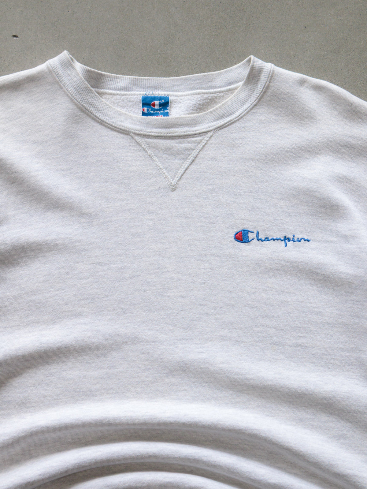 Vintage 90s White Champion Sweatshirt (XL)