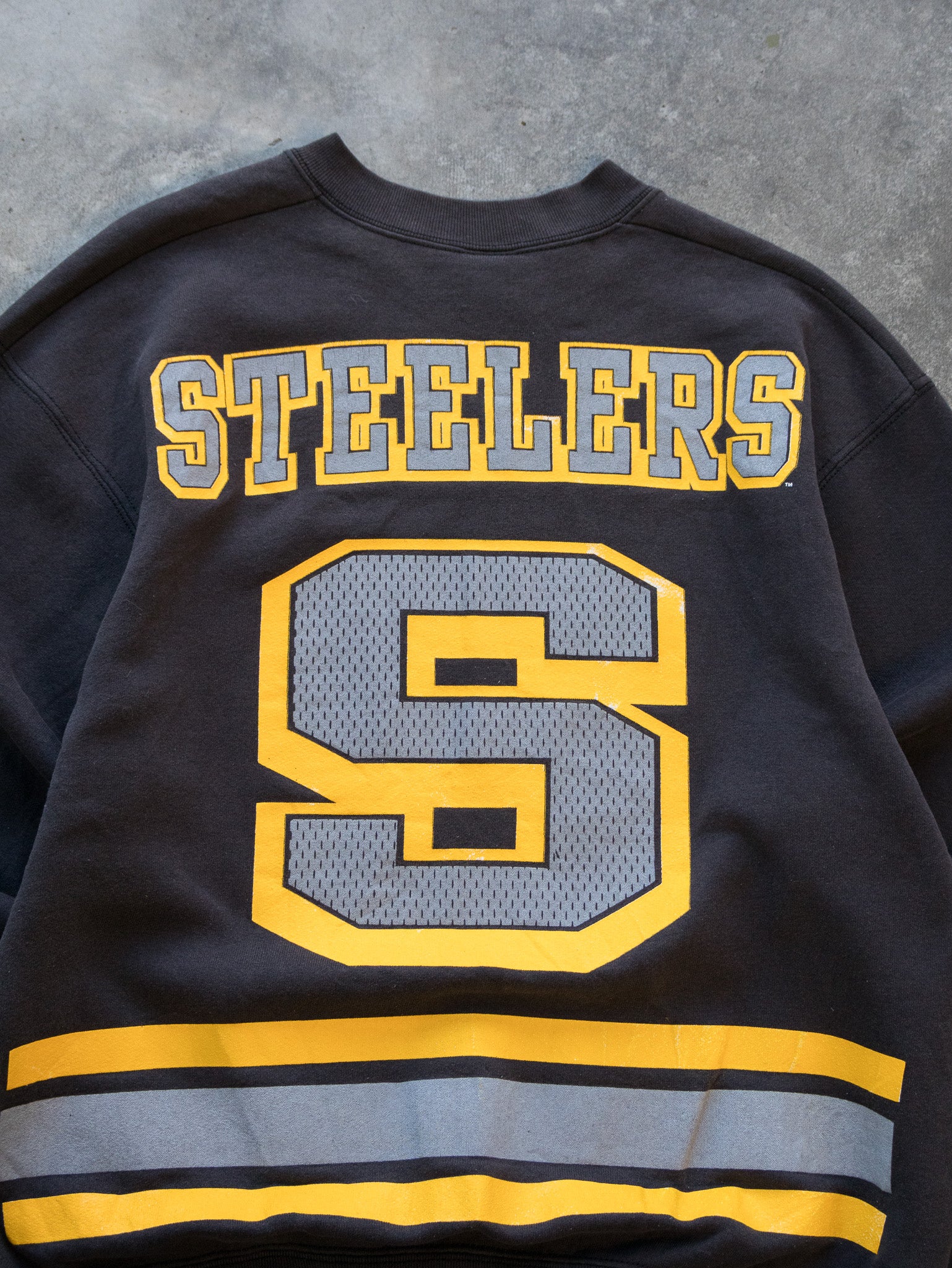 Vintage 1995 Black Pittsburgh Steelers Sweatshirt (L)