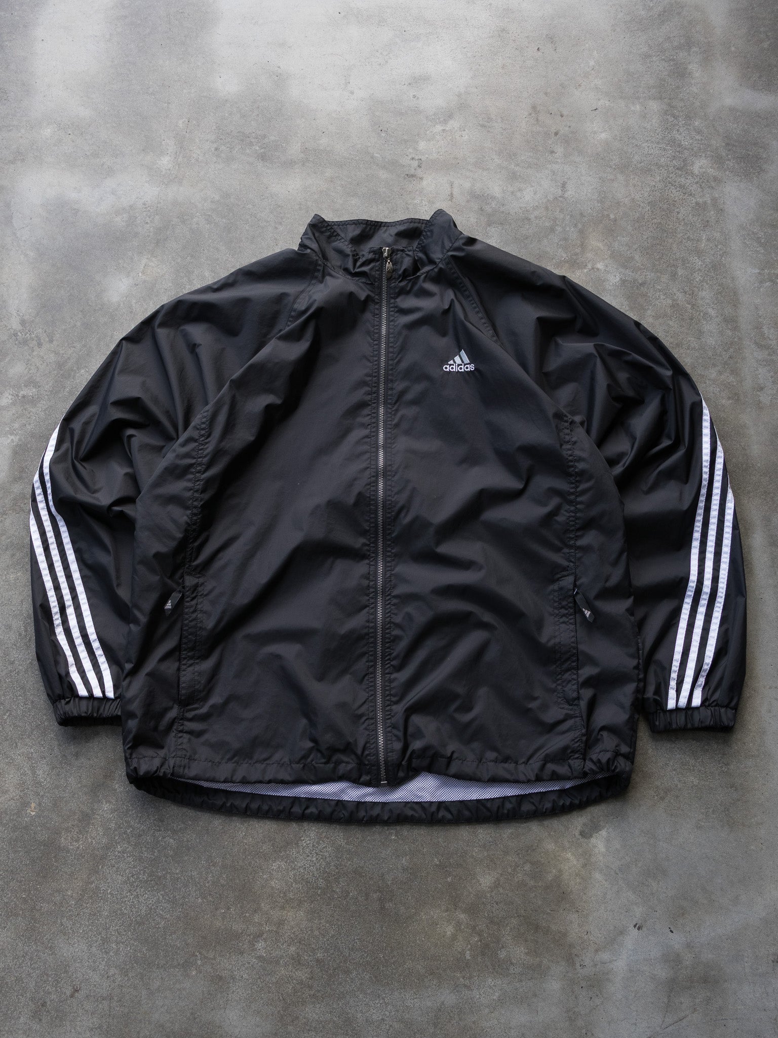 Vintage Black Adidas Track Jacket (L)
