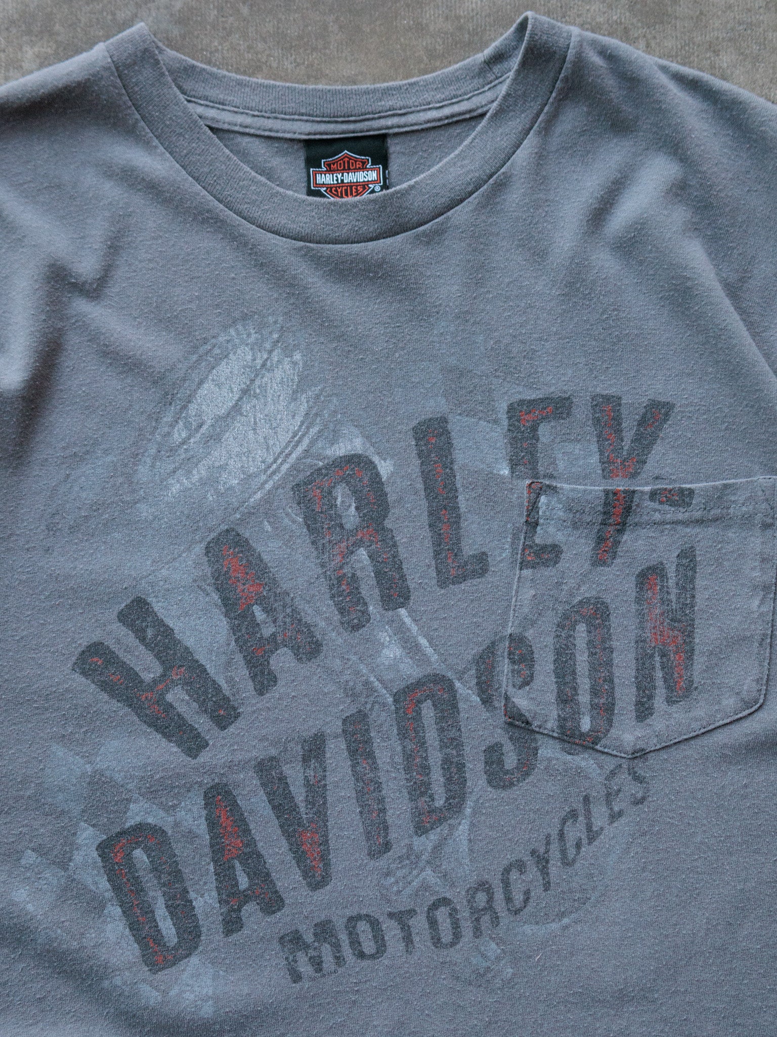 Vintage 00s Grey Harley-Davidson Anchorage Alaska Bear Tee (XL)