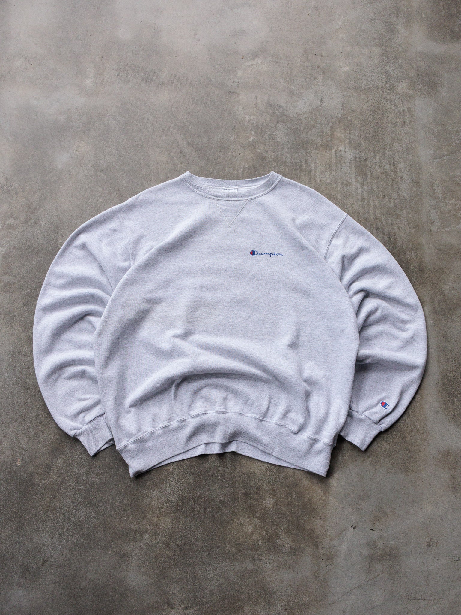 Vintage 90s Grey Champion Sweatshirt (XL)