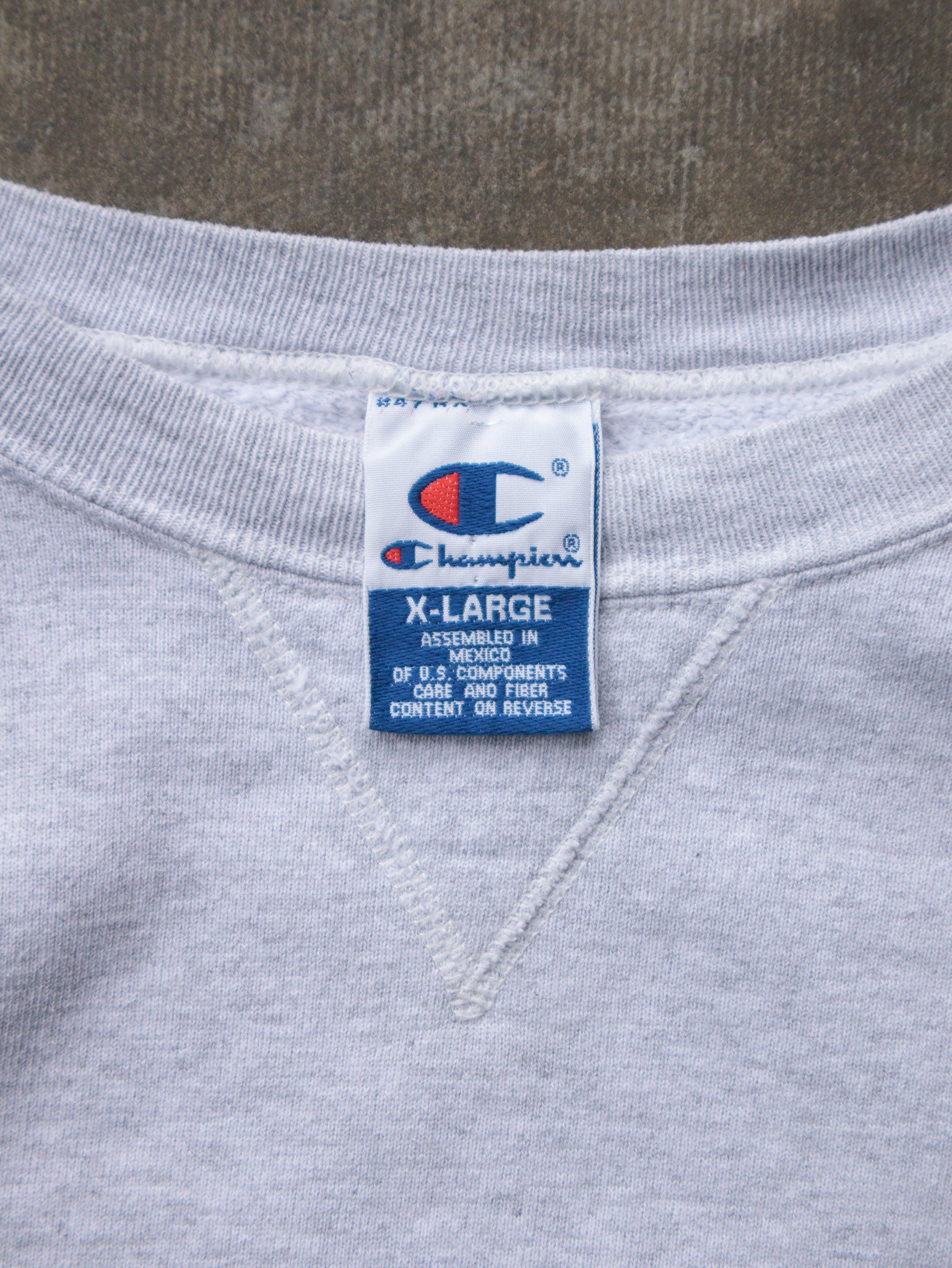 Vintage 90s Grey Champion Sweatshirt (XL)