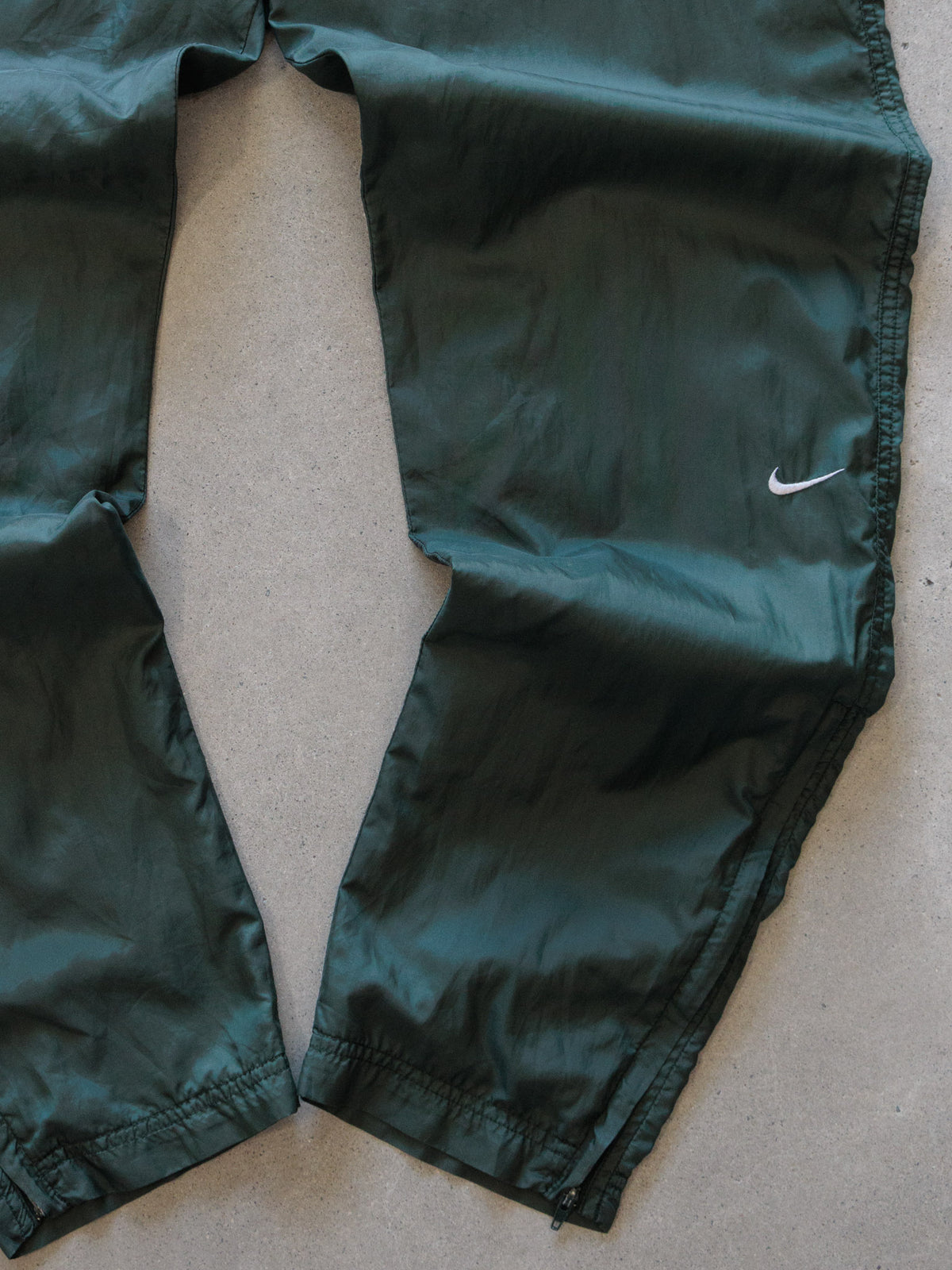 Vintage 00s Green Nike Track Pants (Women's M)