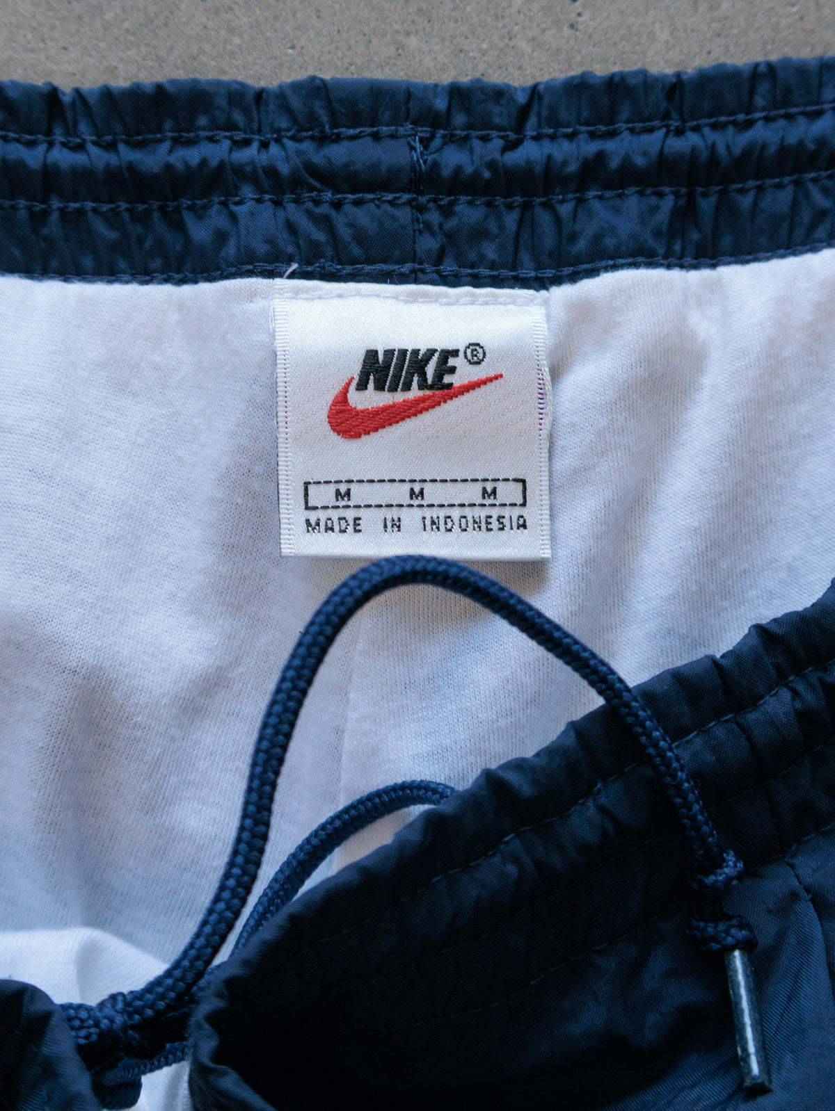 Vintage 90s Navy Nike Track Pants (M)