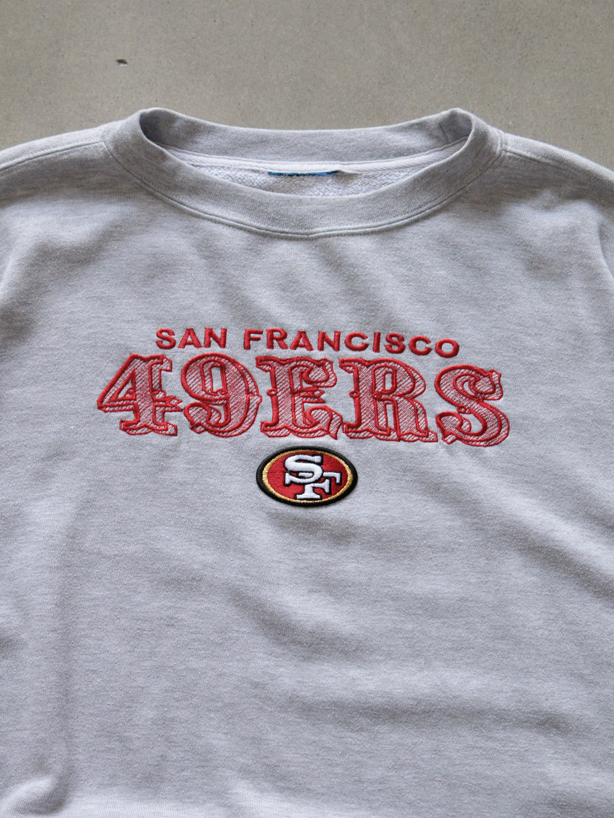 Vintage Grey San Francisco 49ers Sweatshirt (-)