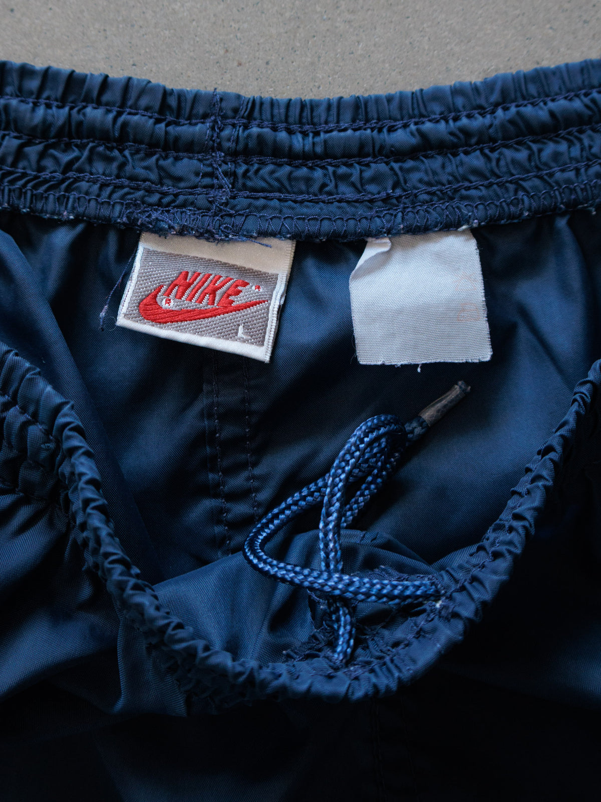 Vintage 90s Navy Nike Track Pants (L)