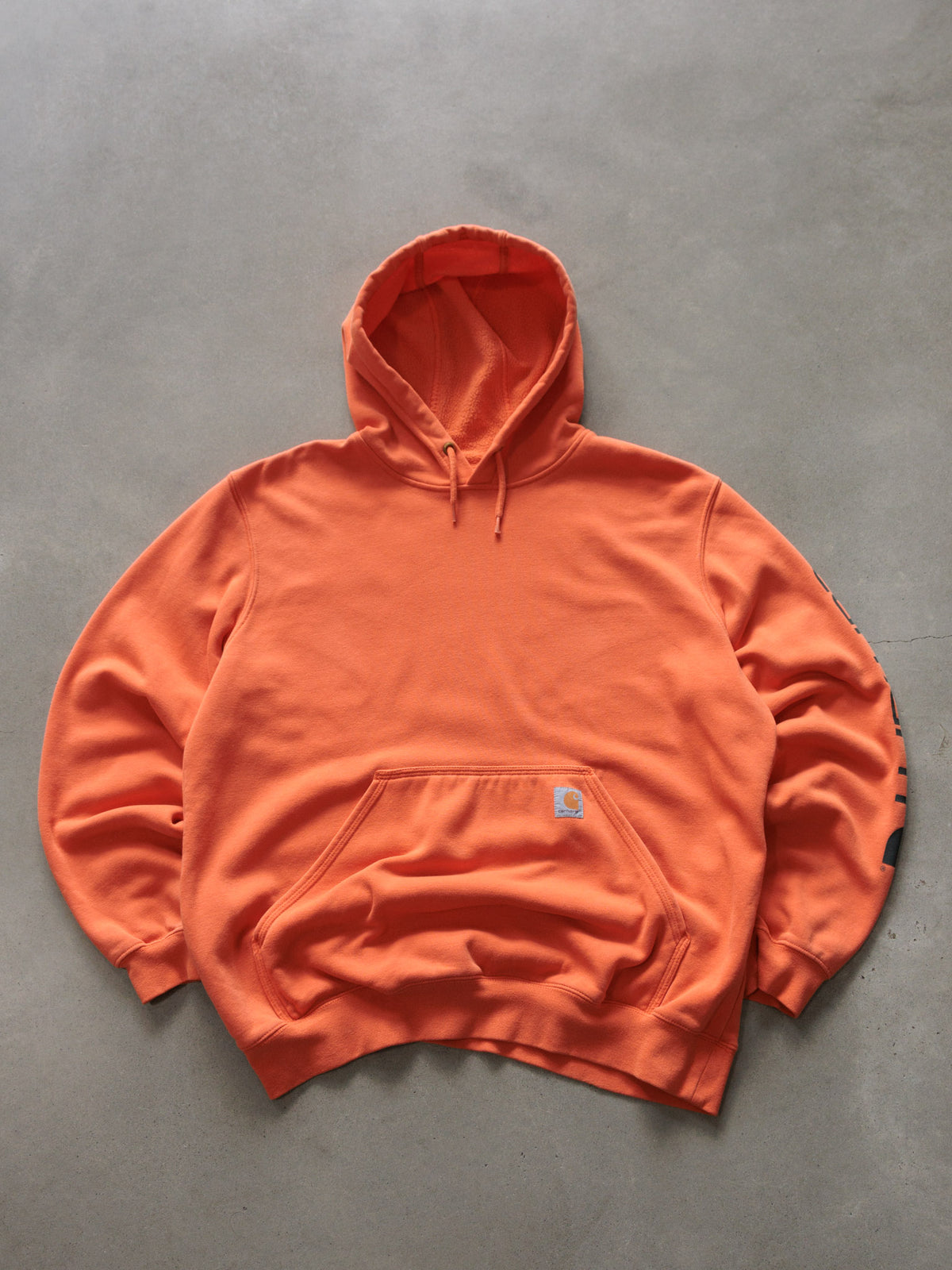 Vintage Orange Carhartt Hoodie (L)