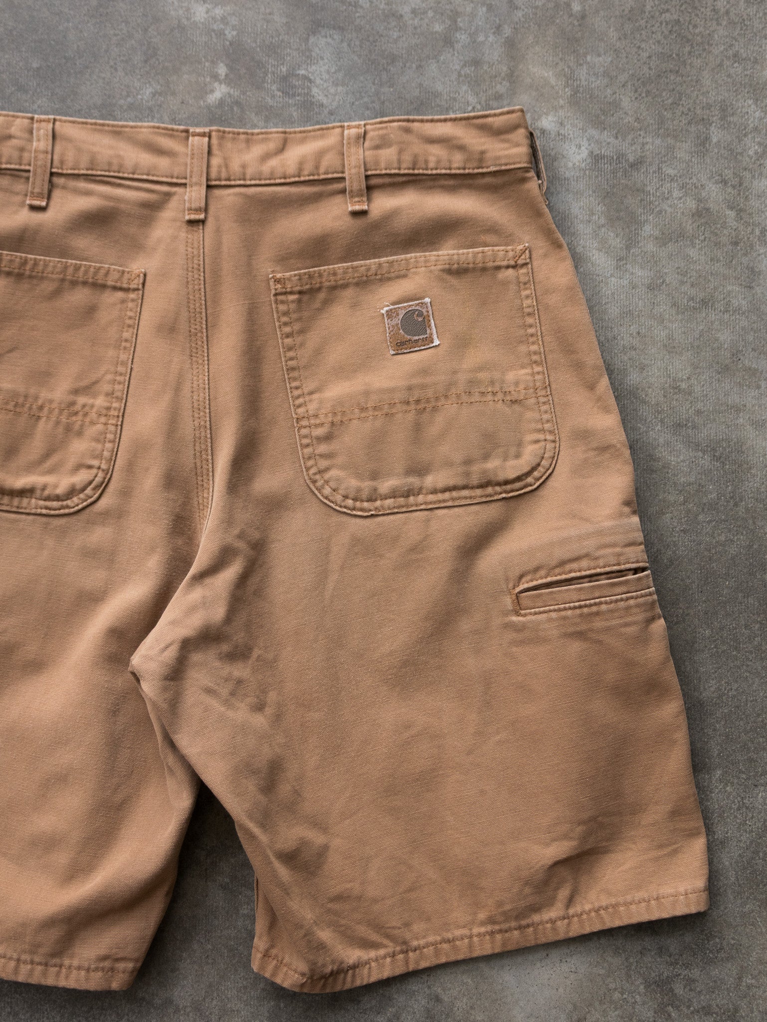 Vintage Tan Carhartt Work Shorts (W33)