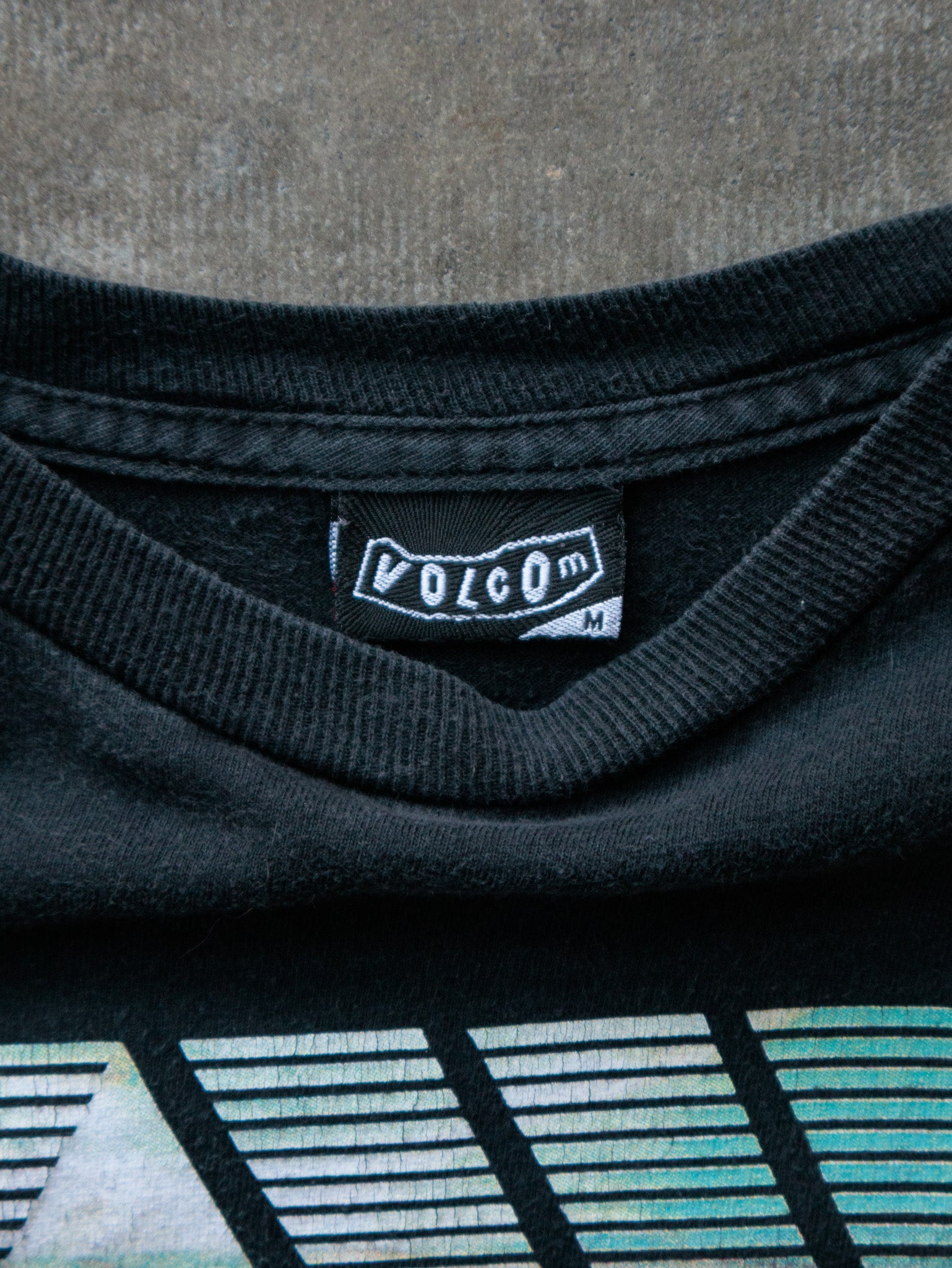 Vintage Black Volcom Tee (M)