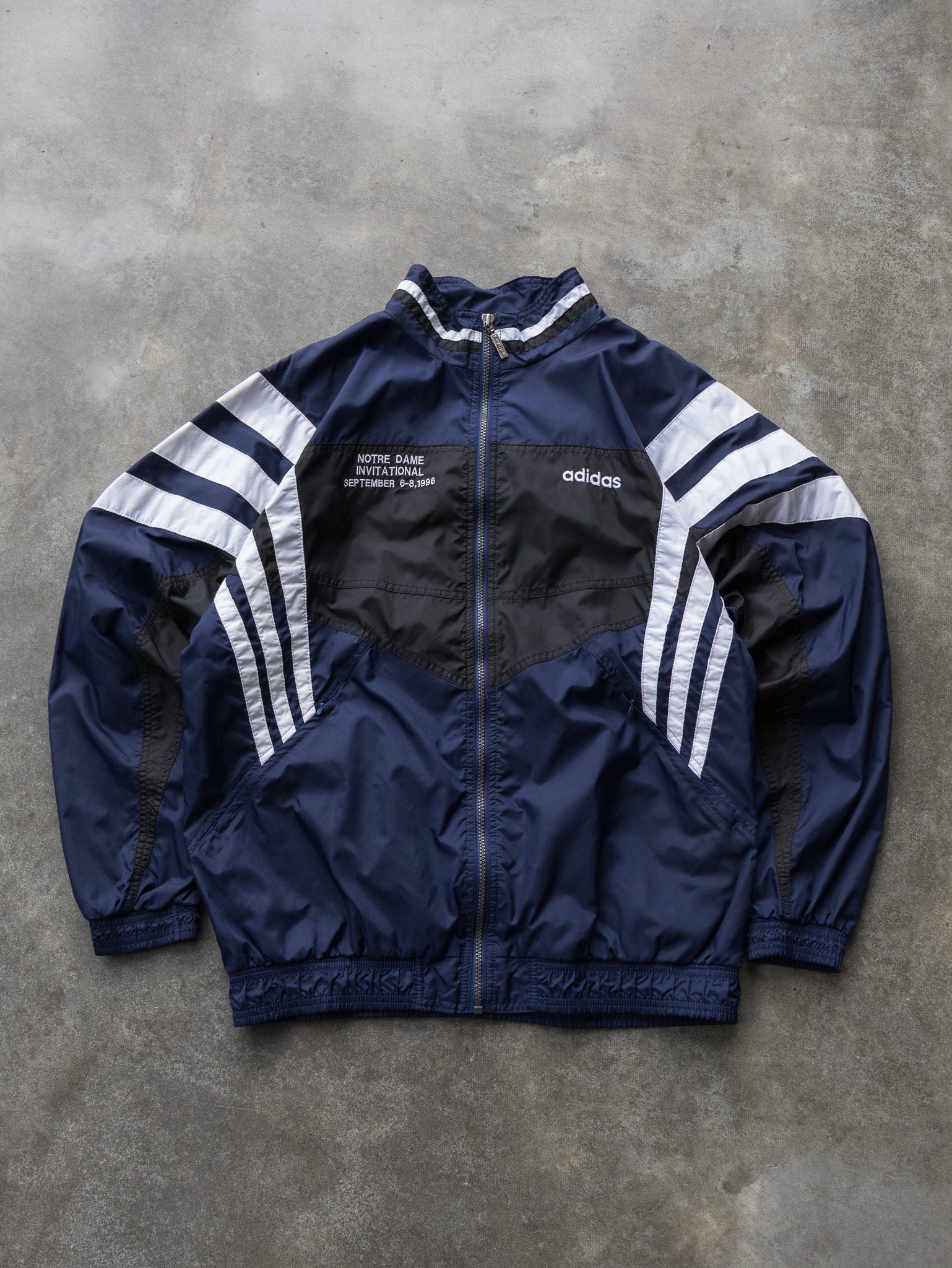 Vintage 1996 Adidas Notre Dame Windbreaker (M)