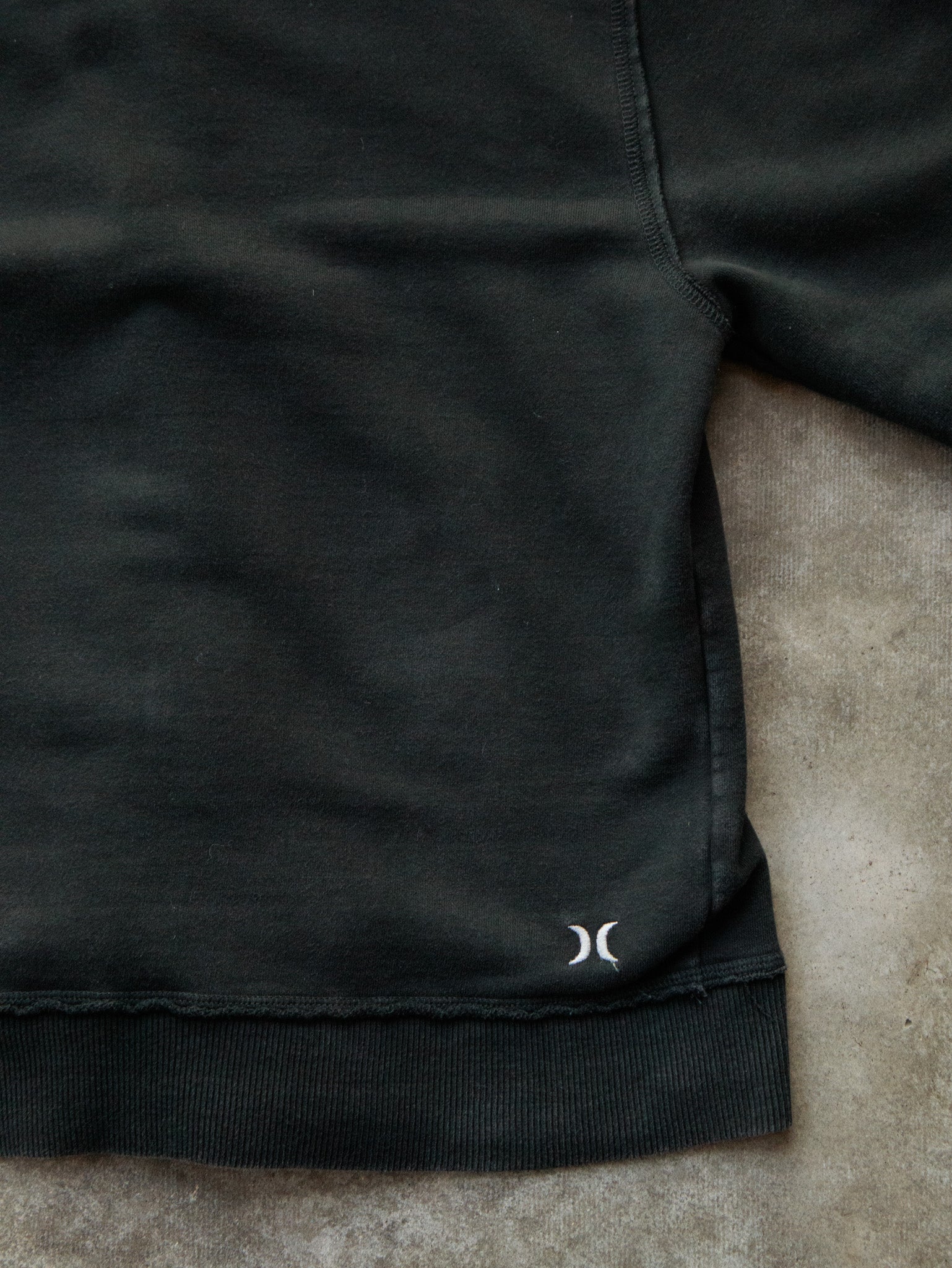 Vintage Black Hurley Full Zip Hoodie (XL)
