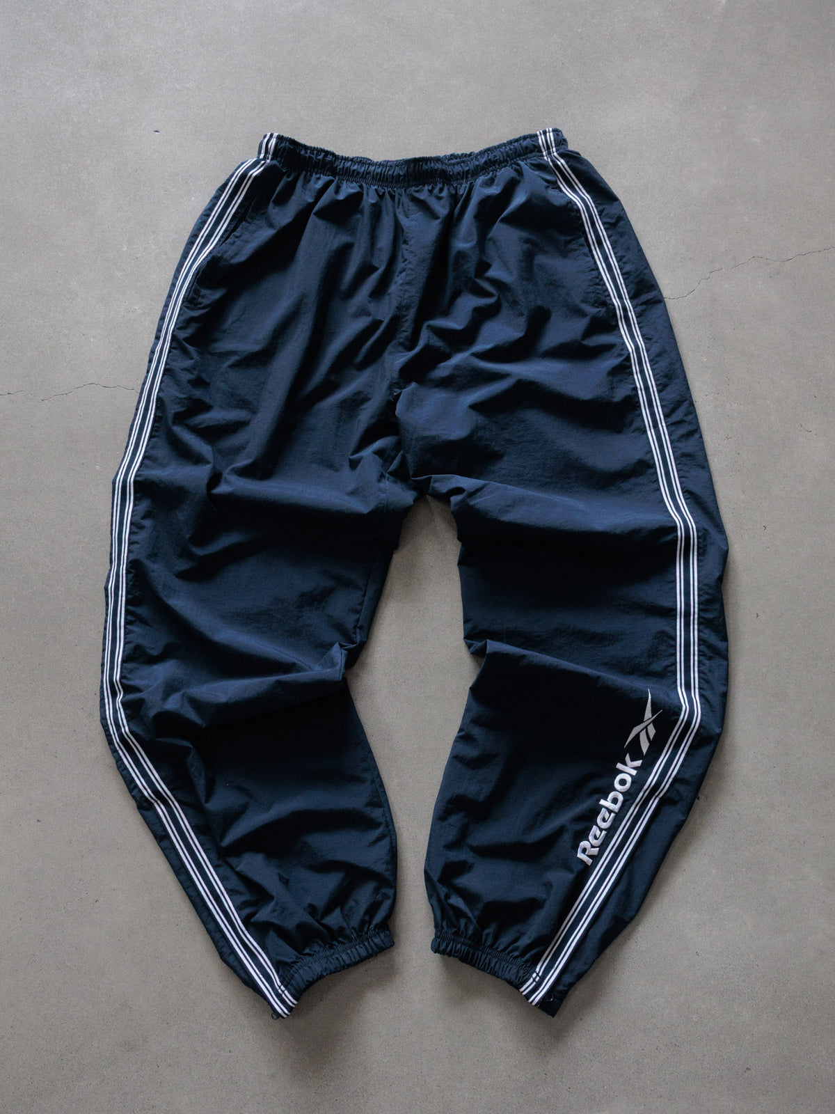 Vintage 00s Navy Reebok Track Pants (XL)
