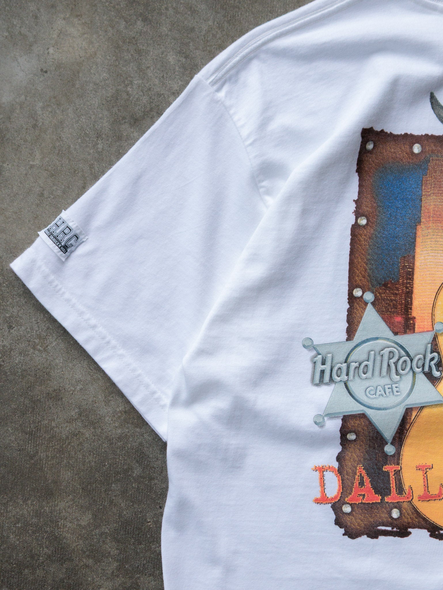 Vintage 90s White Hard Rock Cafe Dallas Tee (L)