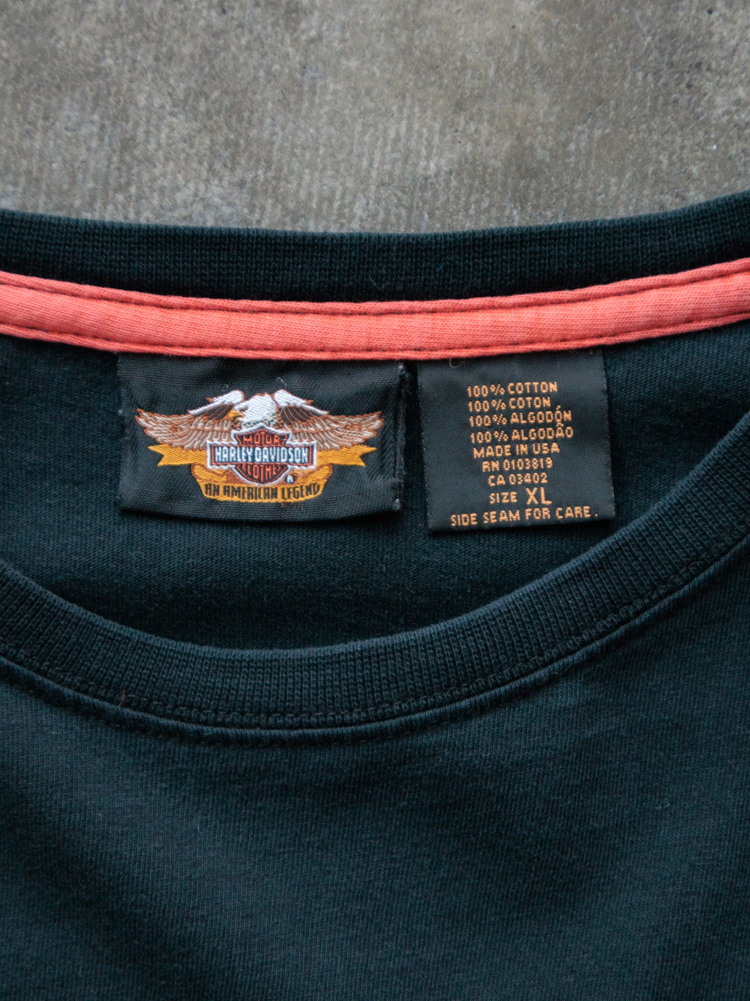 Vintage 2003 Black Harley-Davidson 100th Anniversary Tee (XL)