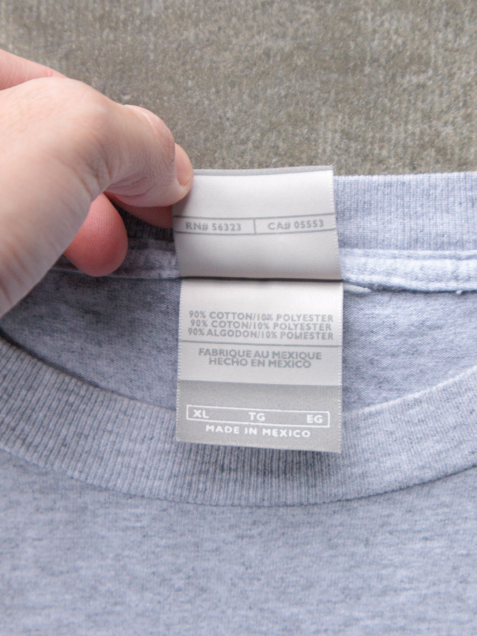 Vintage 00s Grey Nike Basketball Tee (XL)