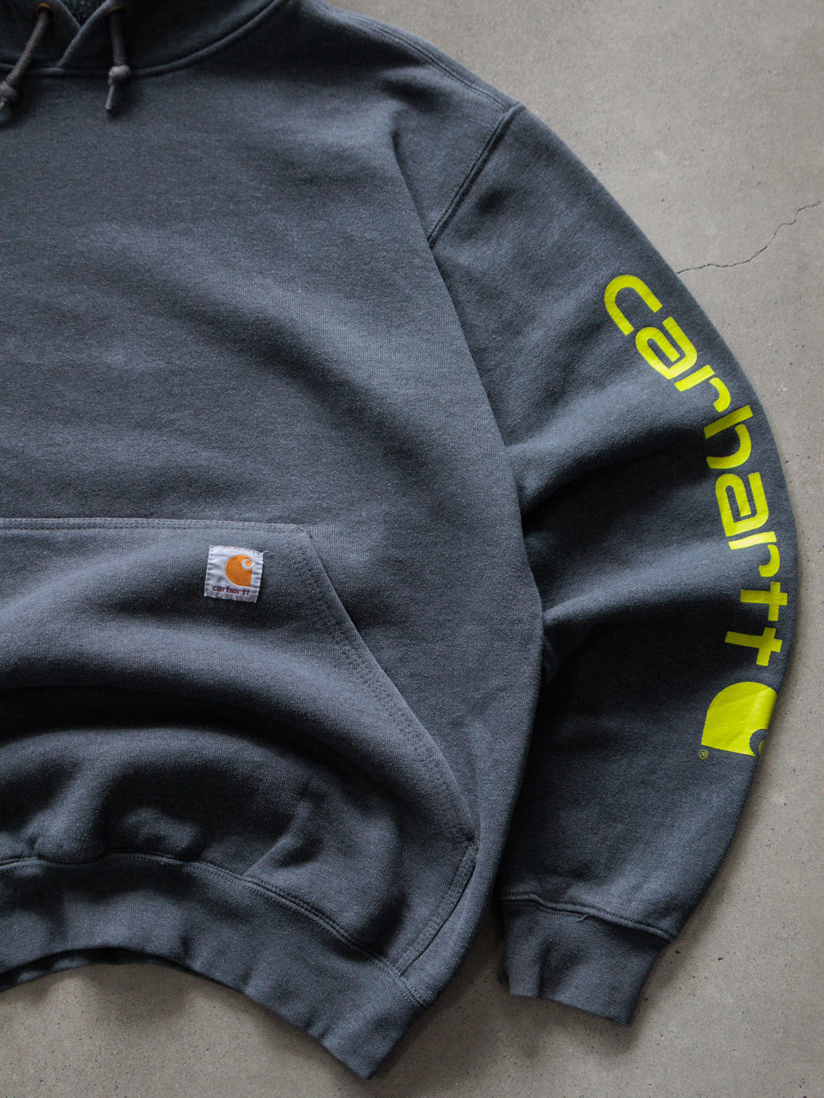 Vintage Grey Carhartt Hoodie (S)